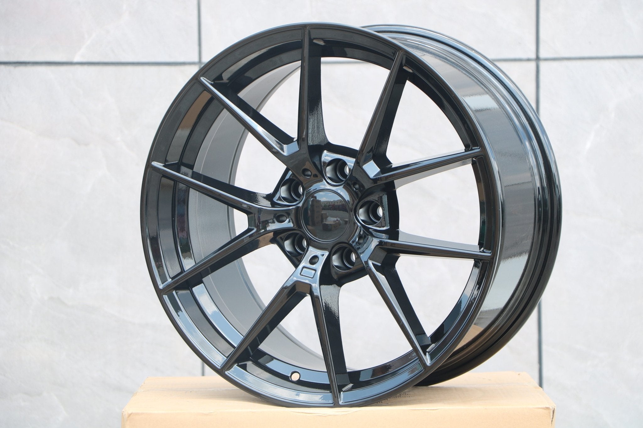 W705 1416 Gloss Black 19x9.5 ET35 5x120 CB72.6 - Gun Hill Tire House (WTW - WHOLESALE TIRES & WHEELS)