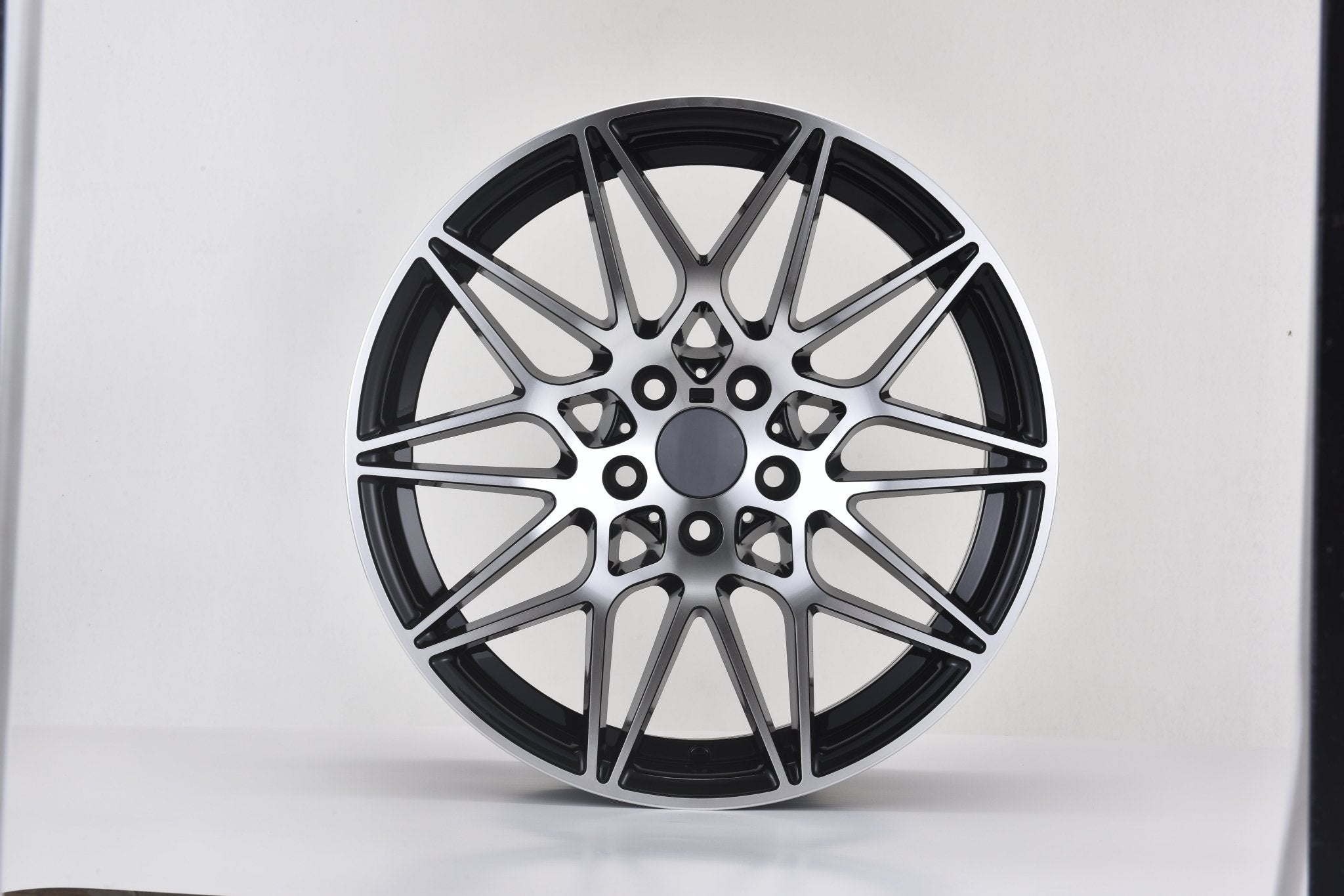 W709 D1147 Black Machined Face 19x9.5 ET34 5x120 CB72.6 - Gun Hill Tire House (WTW - WHOLESALE TIRES & WHEELS)