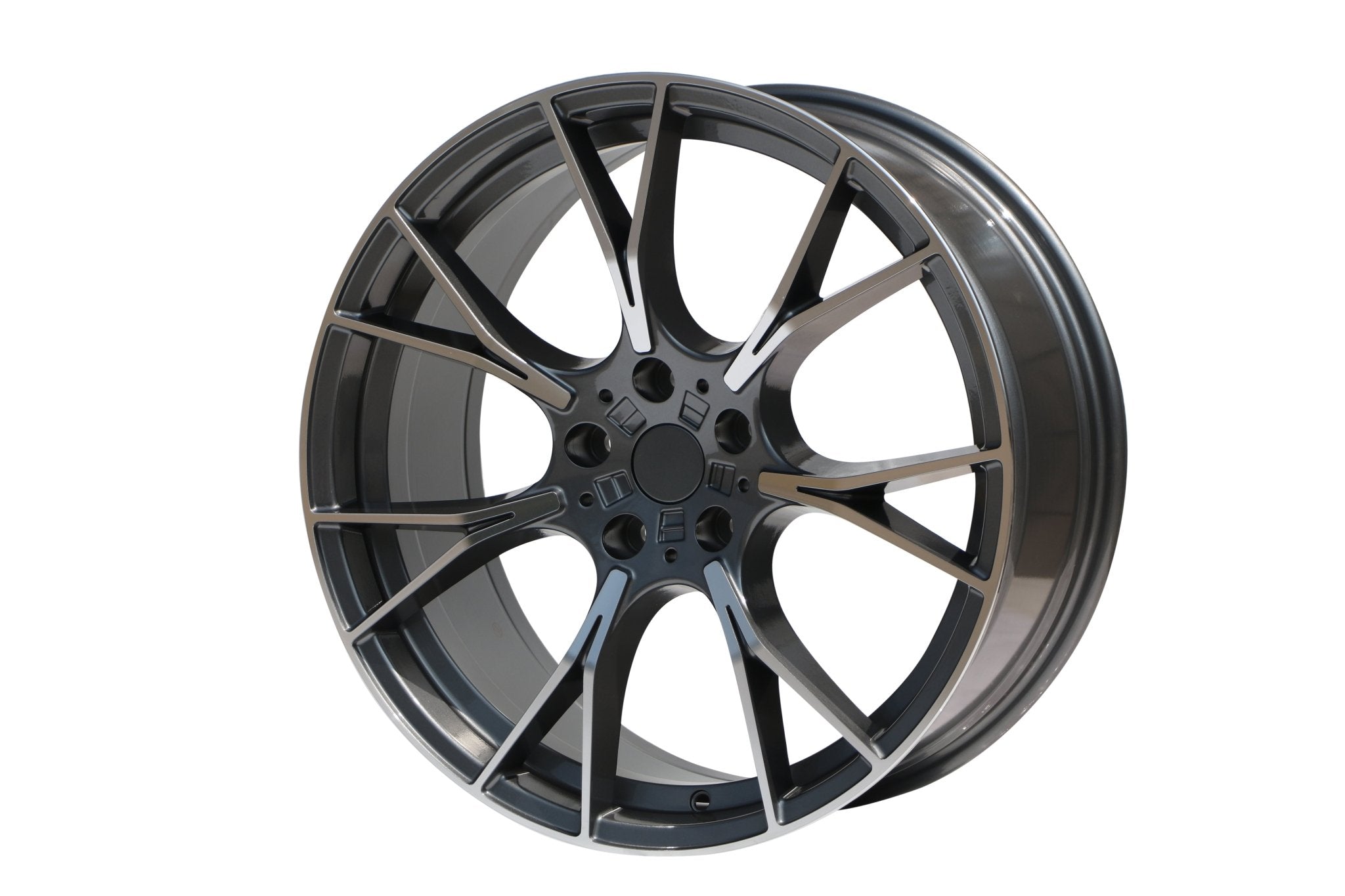 W712 Gunmetal Machined Face 20x9.5 Et35 5x120 CB72.56 - Gun Hill Tire House (WTW - WHOLESALE TIRES & WHEELS)
