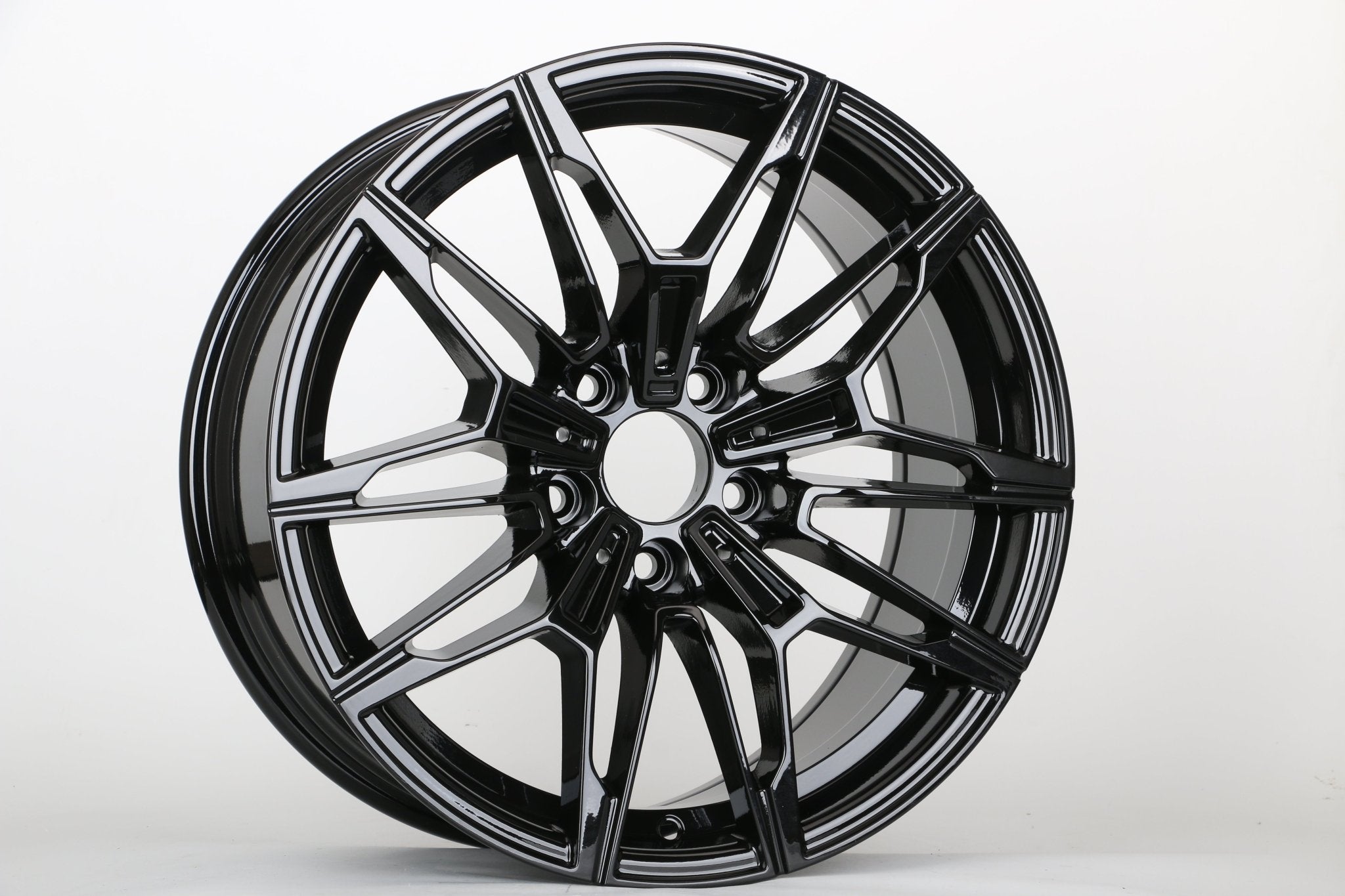 W714 D1677 Gloss Black 19x8.0 ET35 5x120 CB72.56 - Gun Hill Tire House (WTW - WHOLESALE TIRES & WHEELS)