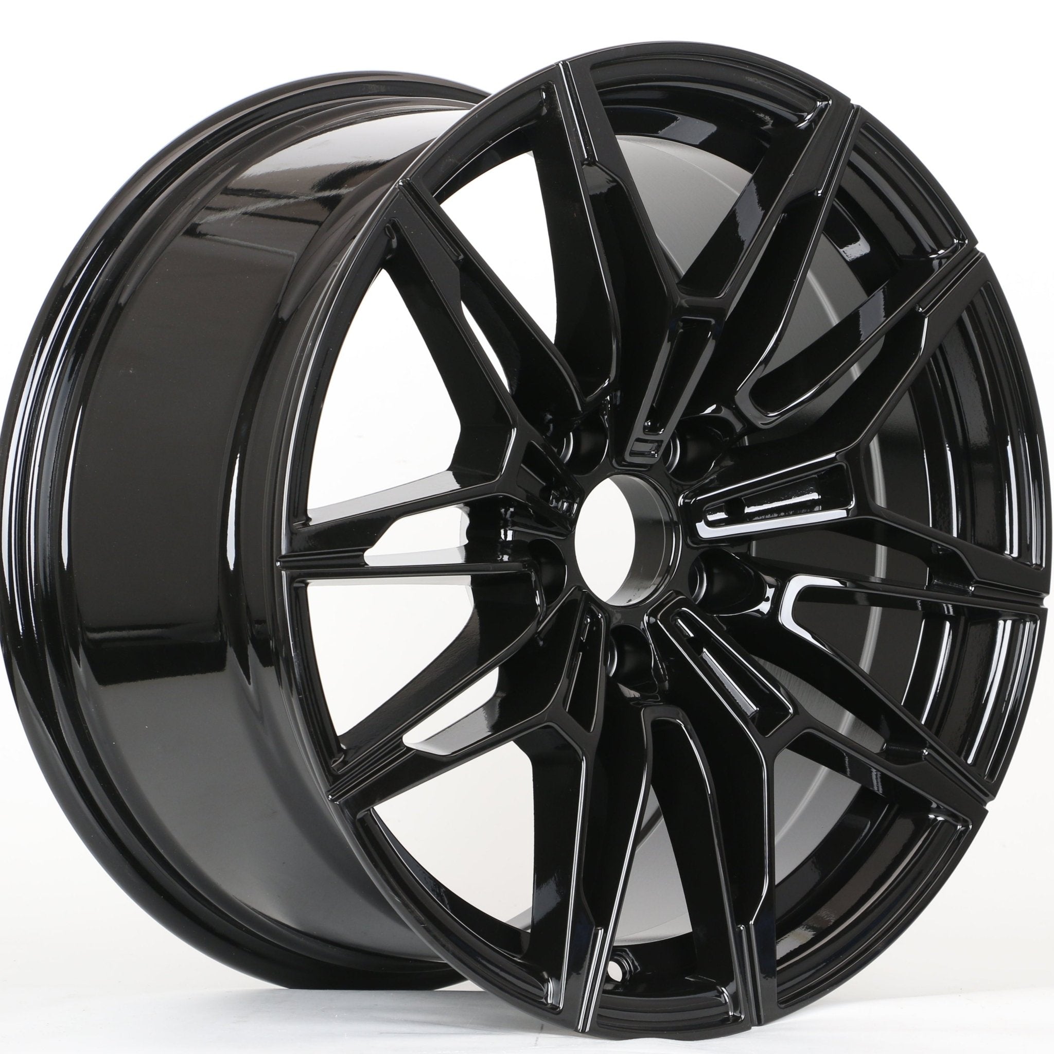 W714 D1677 Gloss Black 19x8.0 ET35 5x120 CB72.56 - Gun Hill Tire House (WTW - WHOLESALE TIRES & WHEELS)
