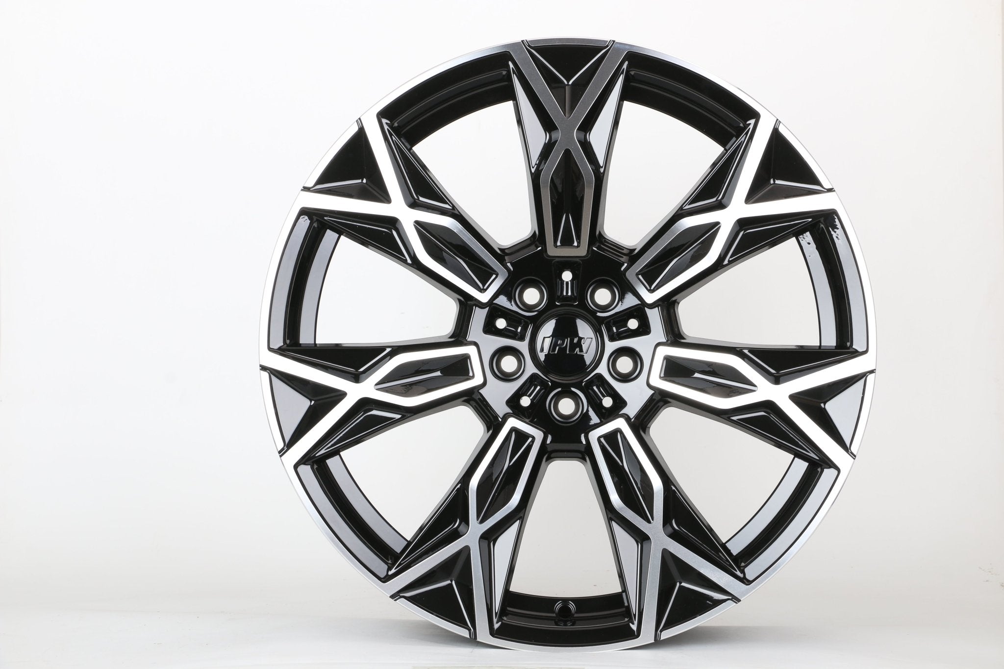 W722 1838 Black Machined Face 20x8.5 ET25 5x112 CB66.6 - Gun Hill Tire House (WTW - WHOLESALE TIRES & WHEELS)