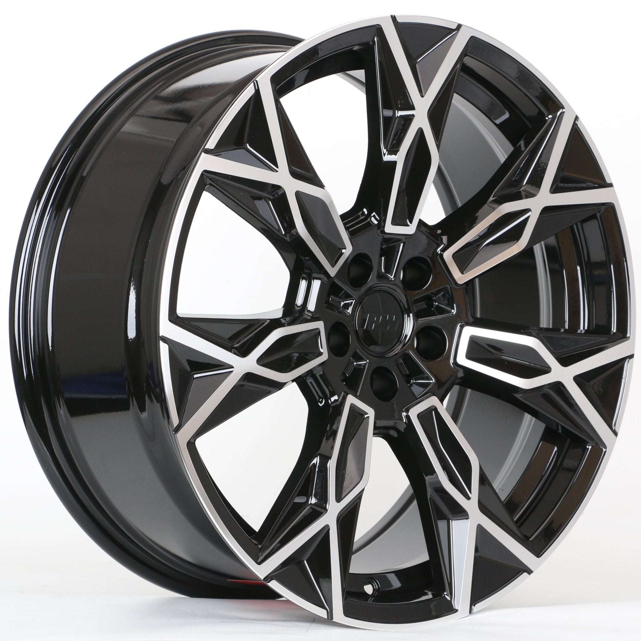 W722 1838 Black Machined Face 20x8.5 ET25 5x112 CB66.6 - Gun Hill Tire House (WTW - WHOLESALE TIRES & WHEELS)