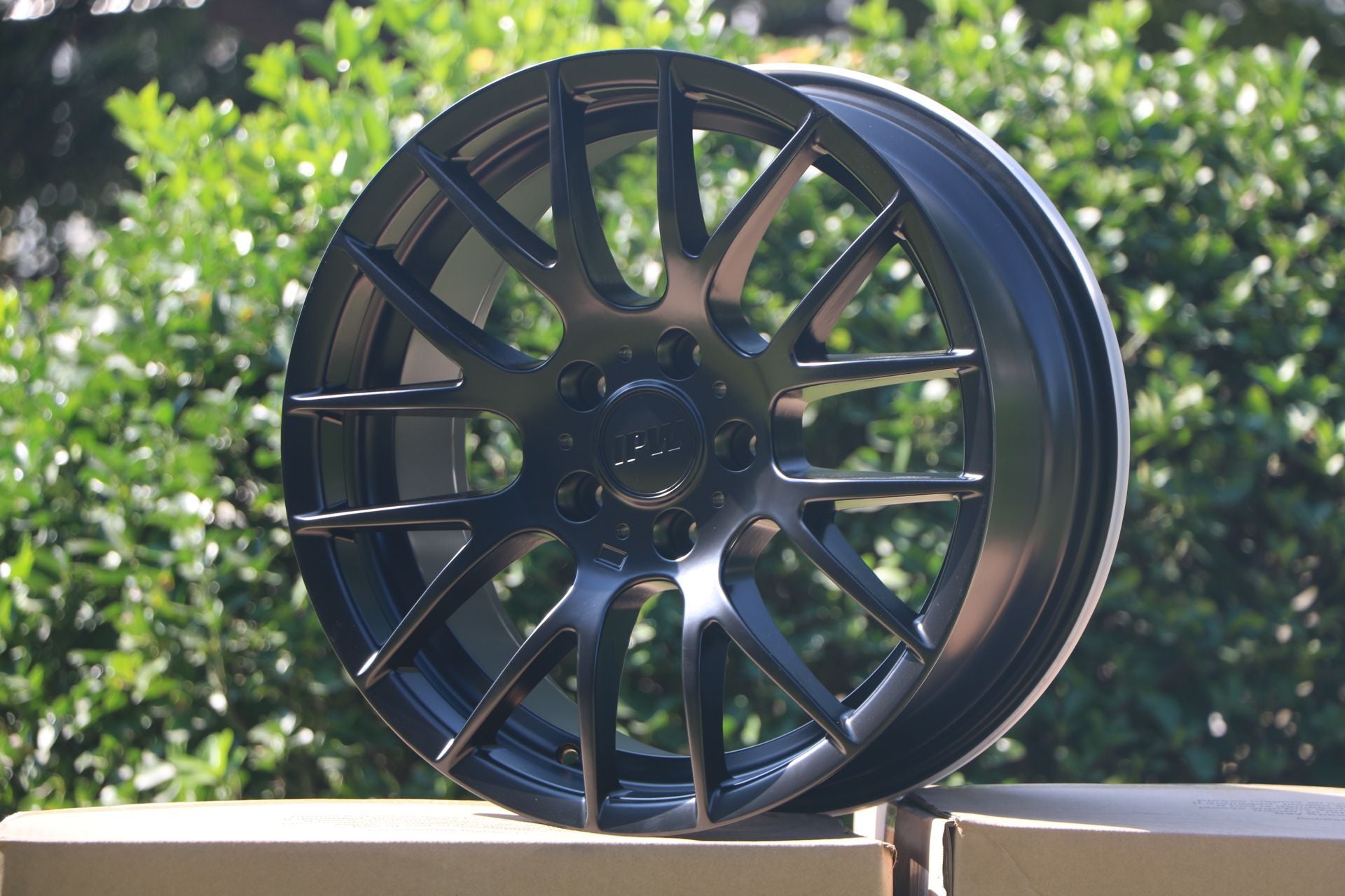 W725 Satin Black 18*9.0 ET35 5*120 CB72.56 - Gun Hill Tire House (WTW - WHOLESALE TIRES & WHEELS)