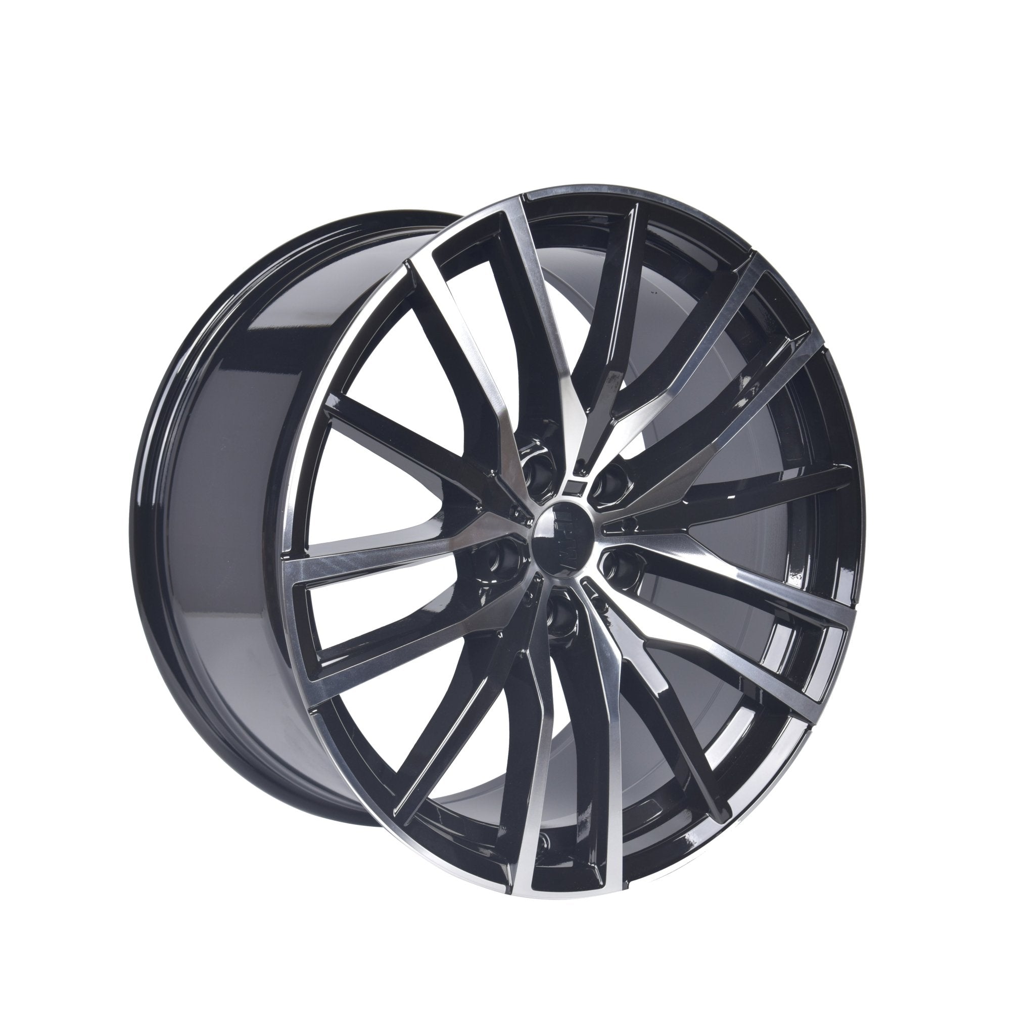 W726 D1473 Black Machined Face 20*11 ET35 5x112 CB66.6 - Gun Hill Tire House (WTW - WHOLESALE TIRES & WHEELS)