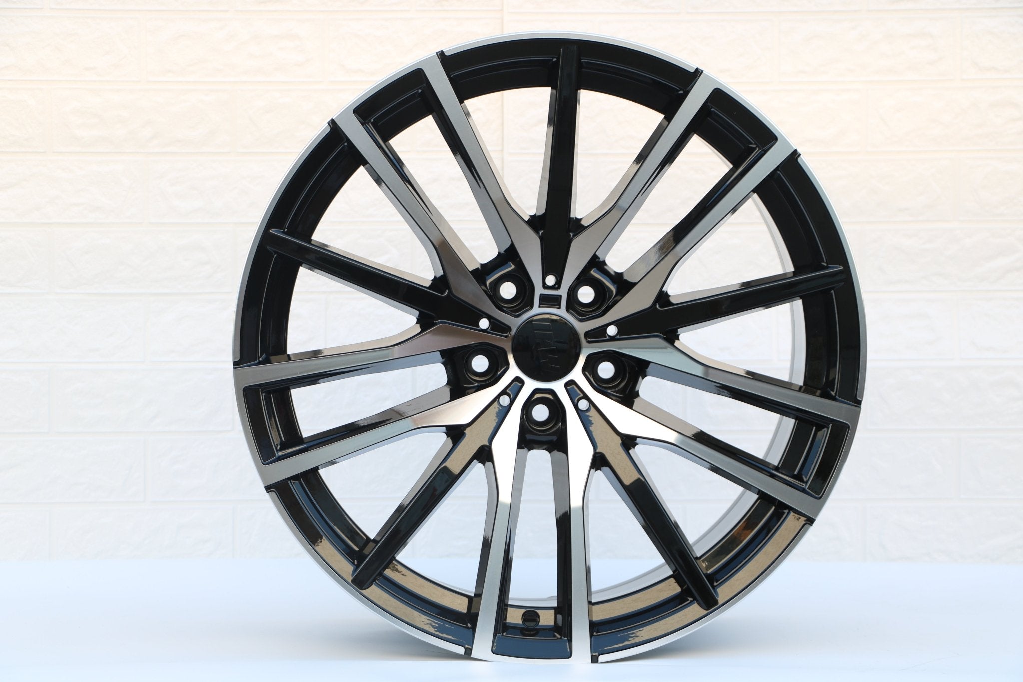 W726 D1473 Black Machined Face 20*11 ET35 5x112 CB66.6 - Gun Hill Tire House (WTW - WHOLESALE TIRES & WHEELS)
