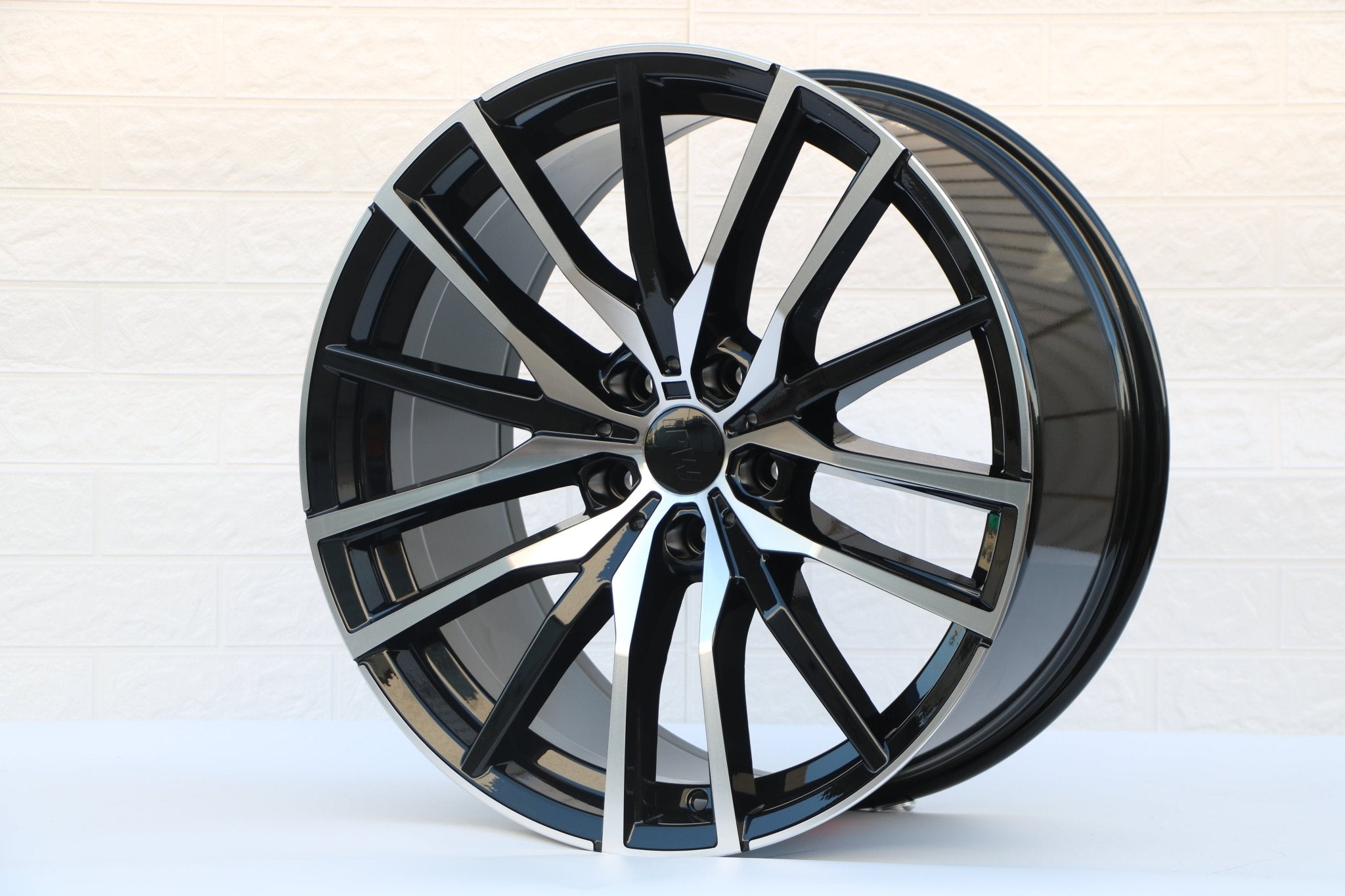 W726 D1473 Black Machined Face 20*11 ET35 5x112 CB66.6 - Gun Hill Tire House (WTW - WHOLESALE TIRES & WHEELS)