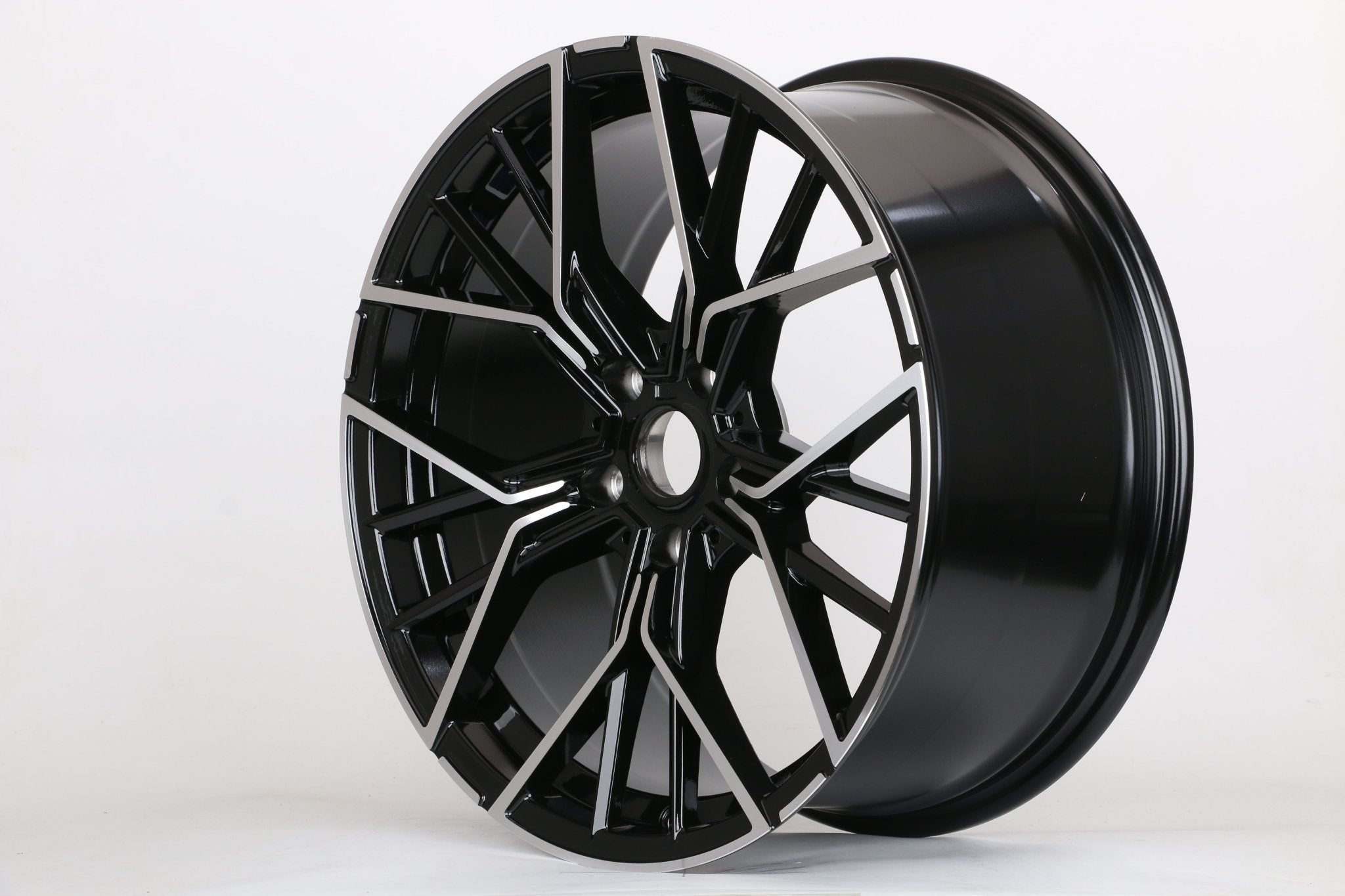 W727 1906 Black Machined Face 20x9.5 ET40 5x112 CB66.6 - Gun Hill Tire House (WTW - WHOLESALE TIRES & WHEELS)