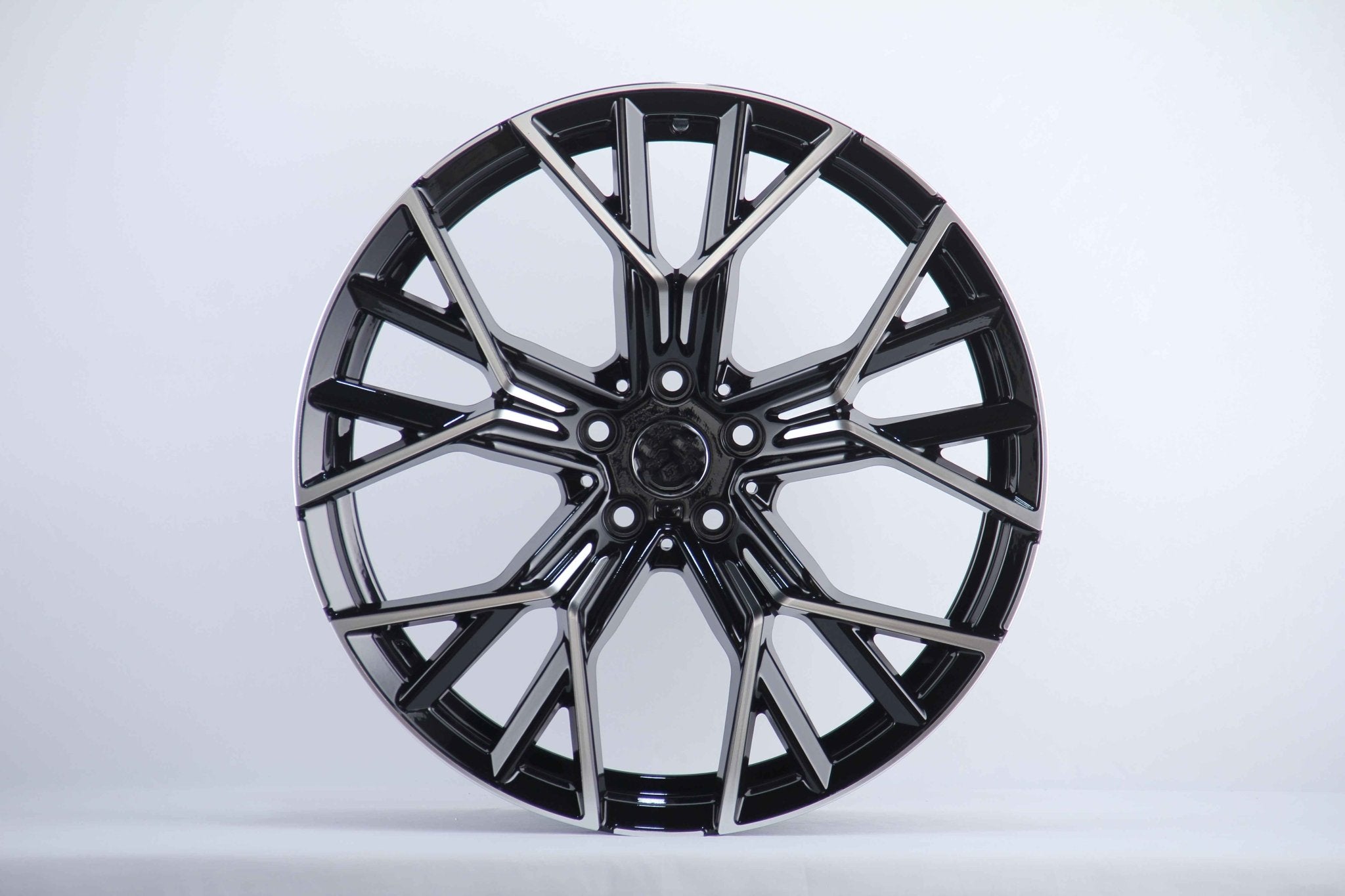 W727 1906 Black Machined Face 20x9.5 ET40 5x112 CB66.6 - Gun Hill Tire House (WTW - WHOLESALE TIRES & WHEELS)