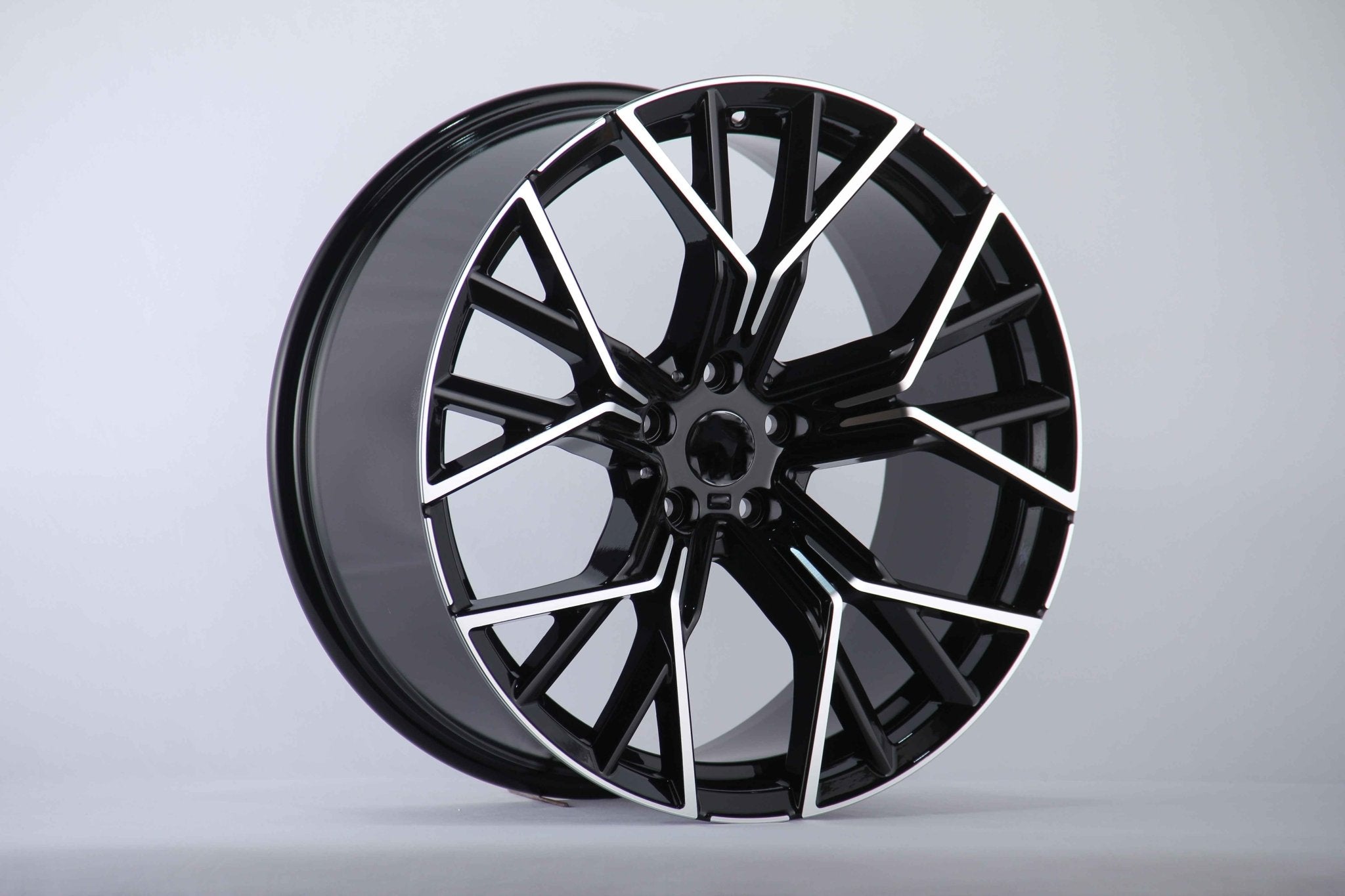 W727 1906 Black Machined Face 20x9.5 ET40 5x112 CB66.6 - Gun Hill Tire House (WTW - WHOLESALE TIRES & WHEELS)