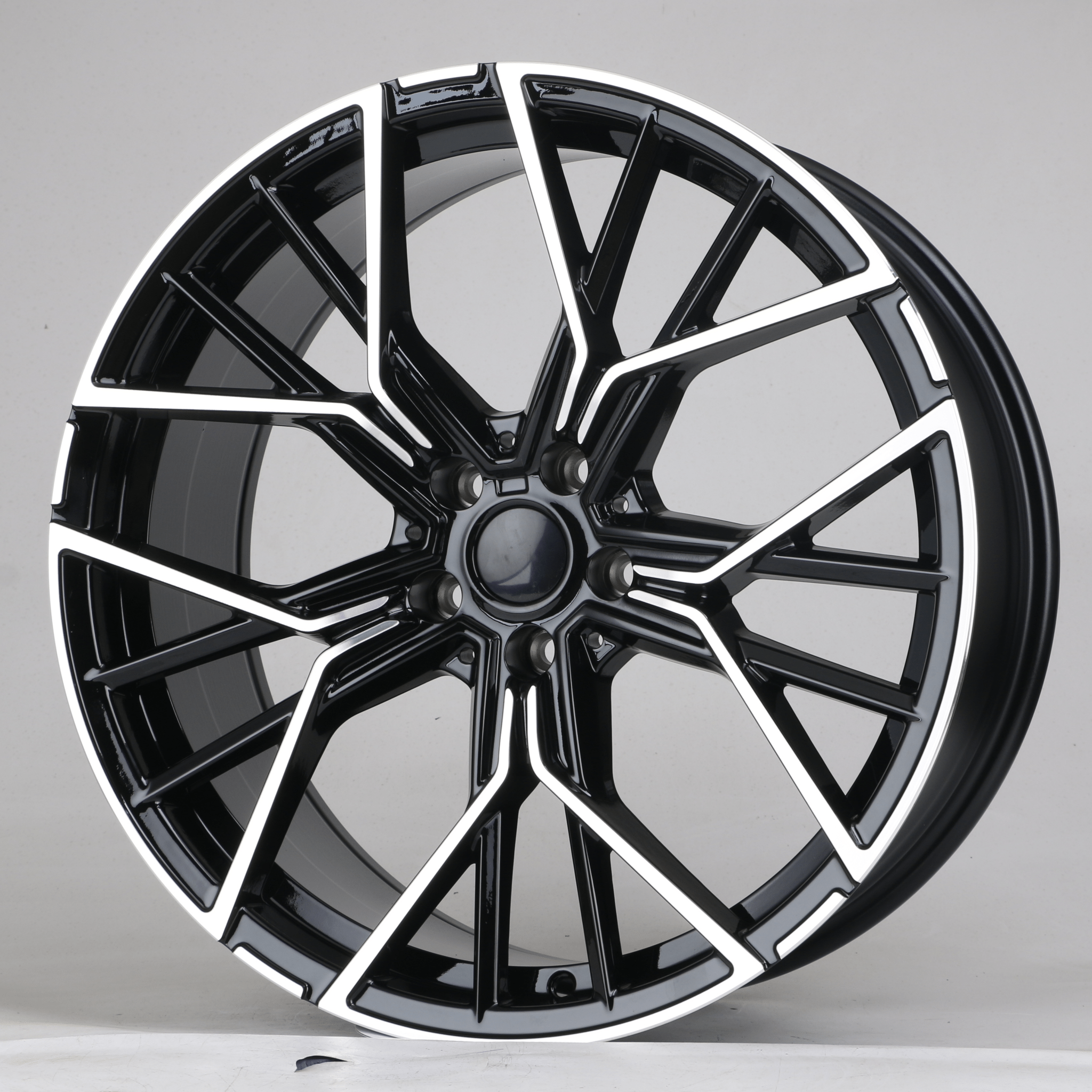 W727 1906 Black Machined Face 20x9.5 ET40 5x112 CB66.6 - Gun Hill Tire House (WTW - WHOLESALE TIRES & WHEELS)
