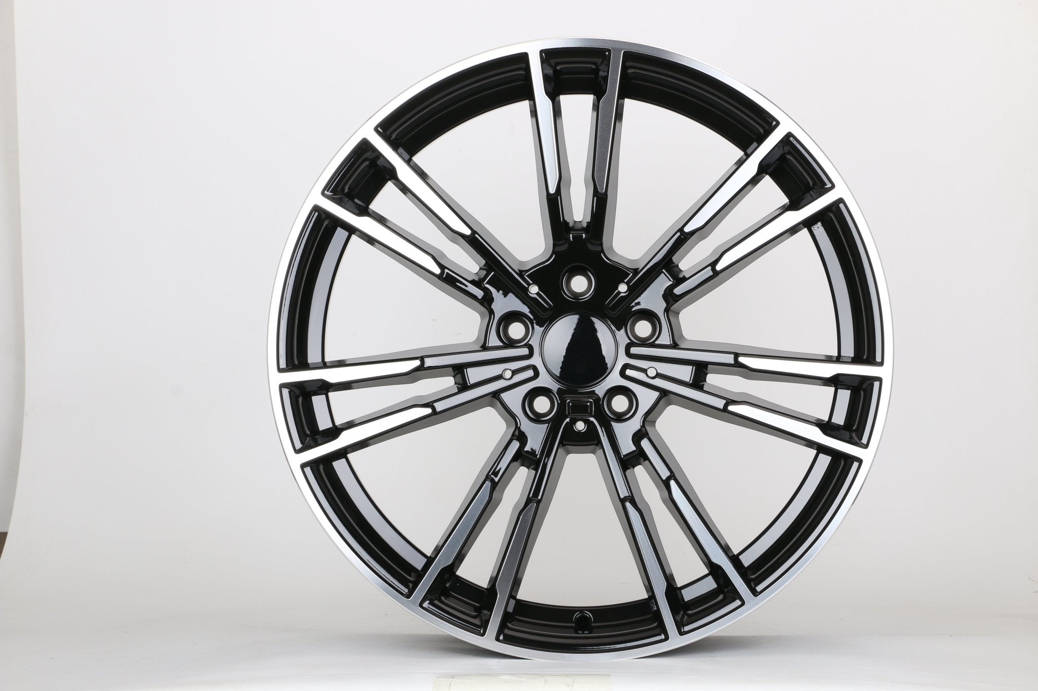 W730 Black Machined Face 20x9.0 ET35 5x120 CB72.56 - Gun Hill Tire House (WTW - WHOLESALE TIRES & WHEELS)