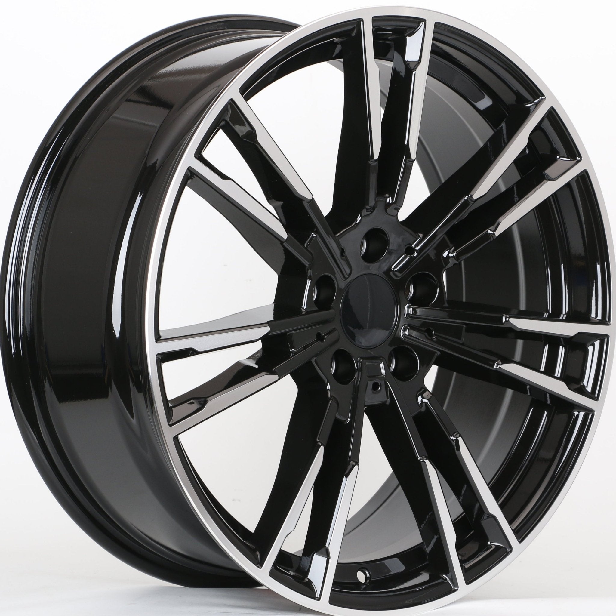 W730 Black Machined Face 20x9.0 ET35 5x120 CB72.56 - Gun Hill Tire House (WTW - WHOLESALE TIRES & WHEELS)