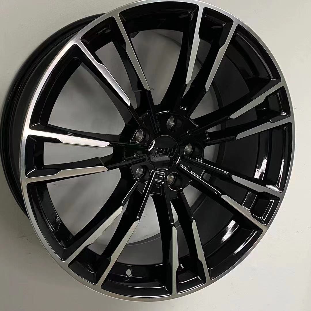 W730 Black Machined Face 20x9.0 ET35 5x120 CB72.56 - Gun Hill Tire House (WTW - WHOLESALE TIRES & WHEELS)