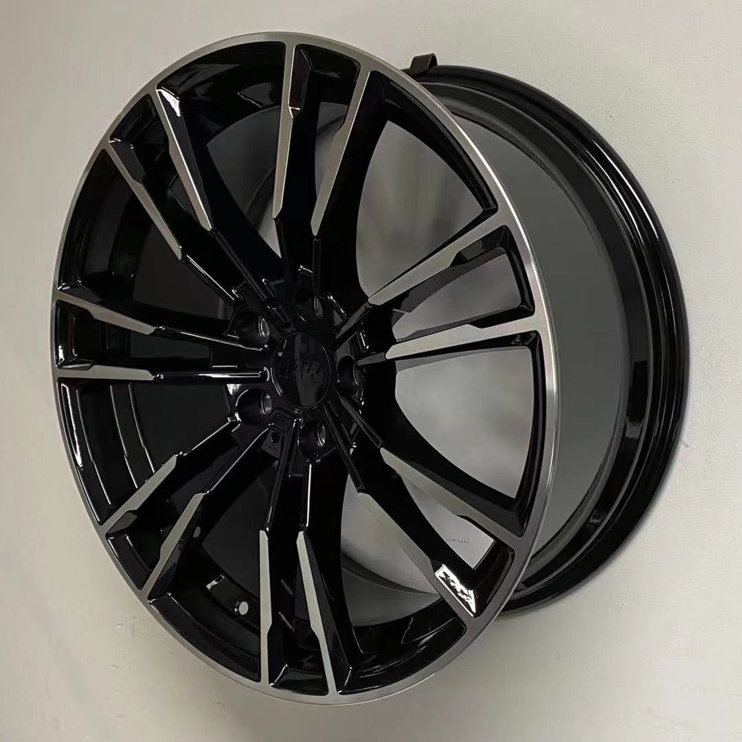 W730 Black Machined Face 20x9.0 ET35 5x120 CB72.56 - Gun Hill Tire House (WTW - WHOLESALE TIRES & WHEELS)