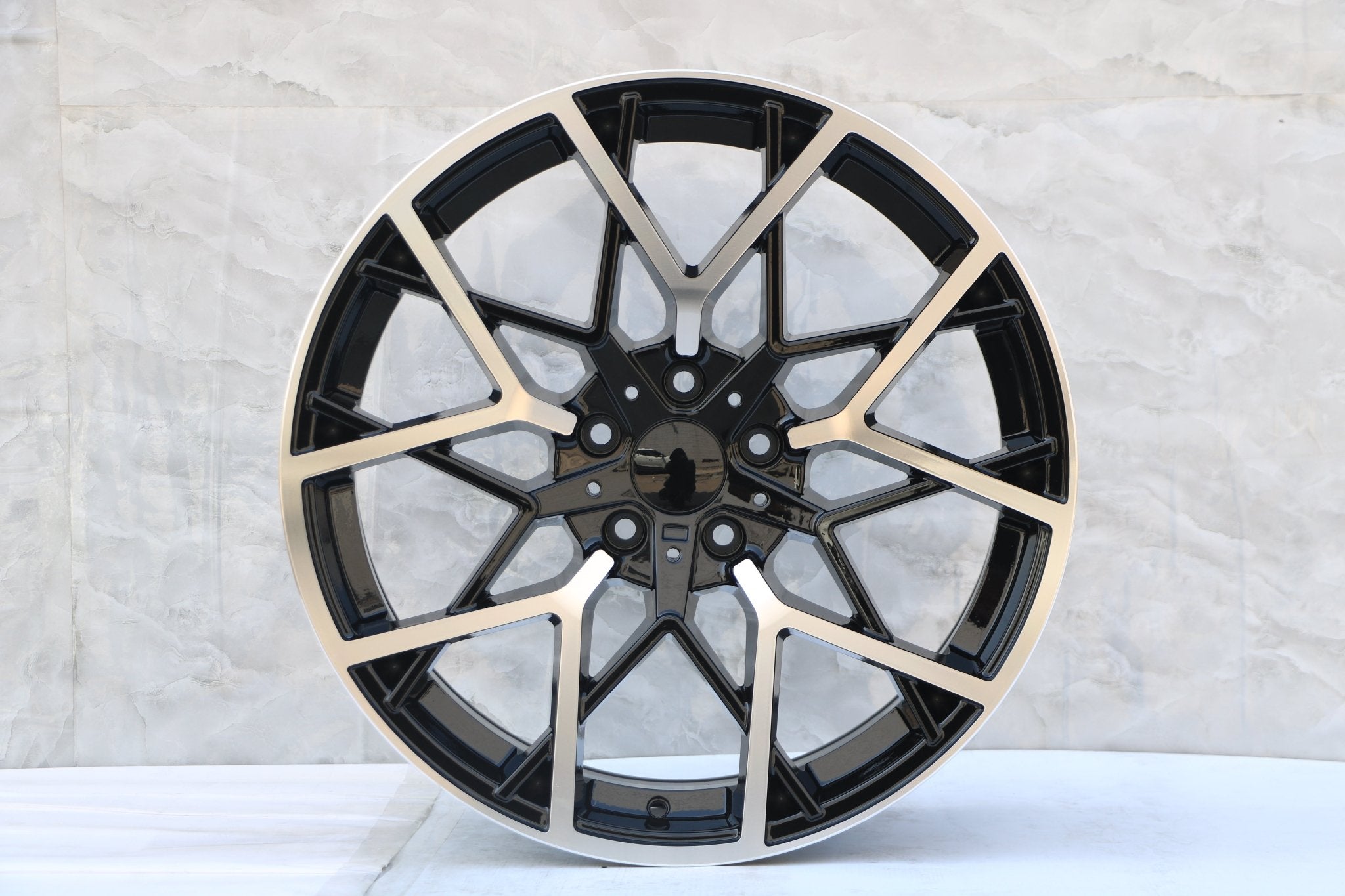 W733 1383 Black Machined Face 20x9.5 ET35 5x120 CB72.6 - Gun Hill Tire House (WTW - WHOLESALE TIRES & WHEELS)