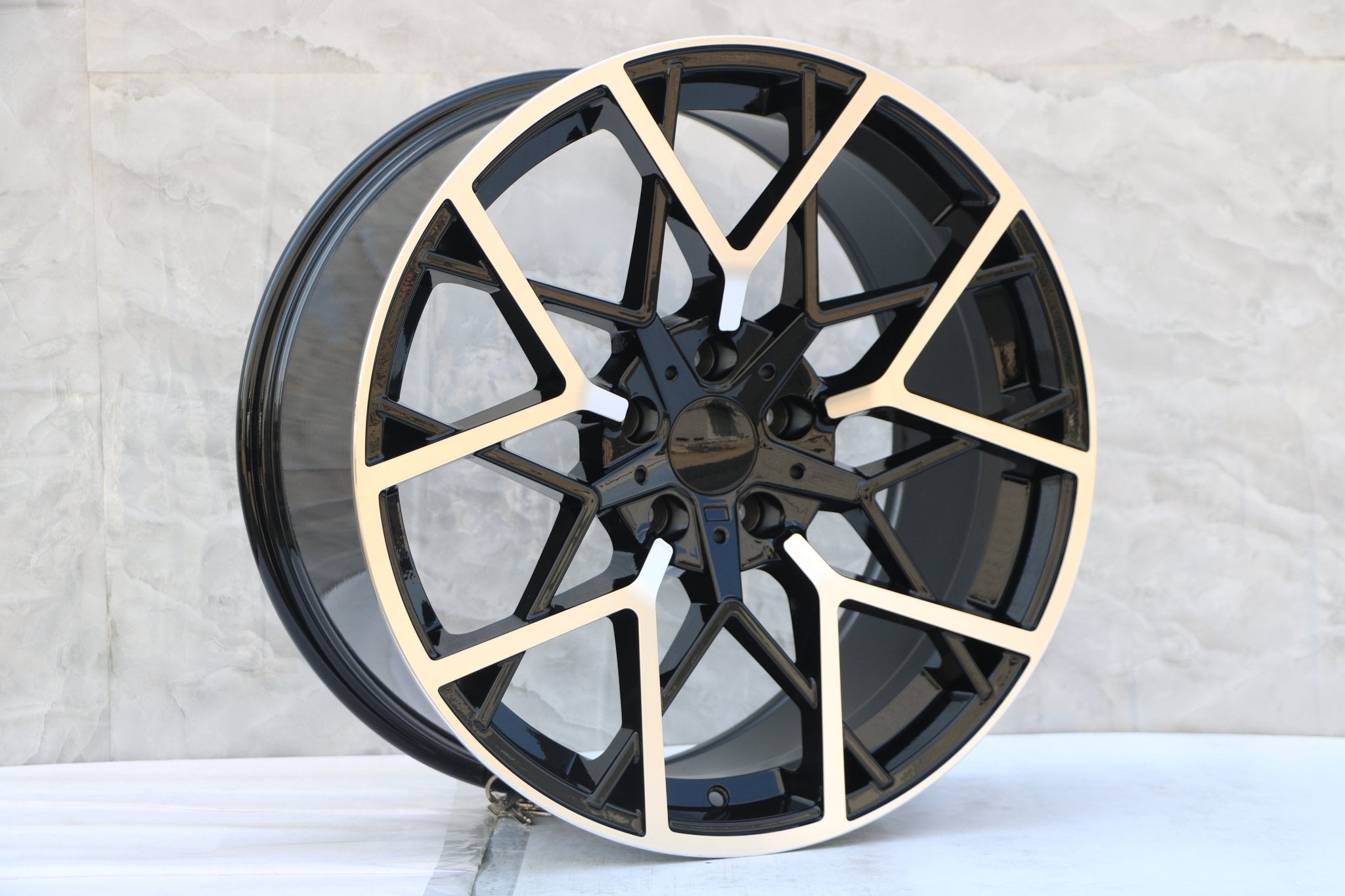 W733 1383 Black Machined Face 20x9.5 ET35 5x120 CB72.6 - Gun Hill Tire House (WTW - WHOLESALE TIRES & WHEELS)