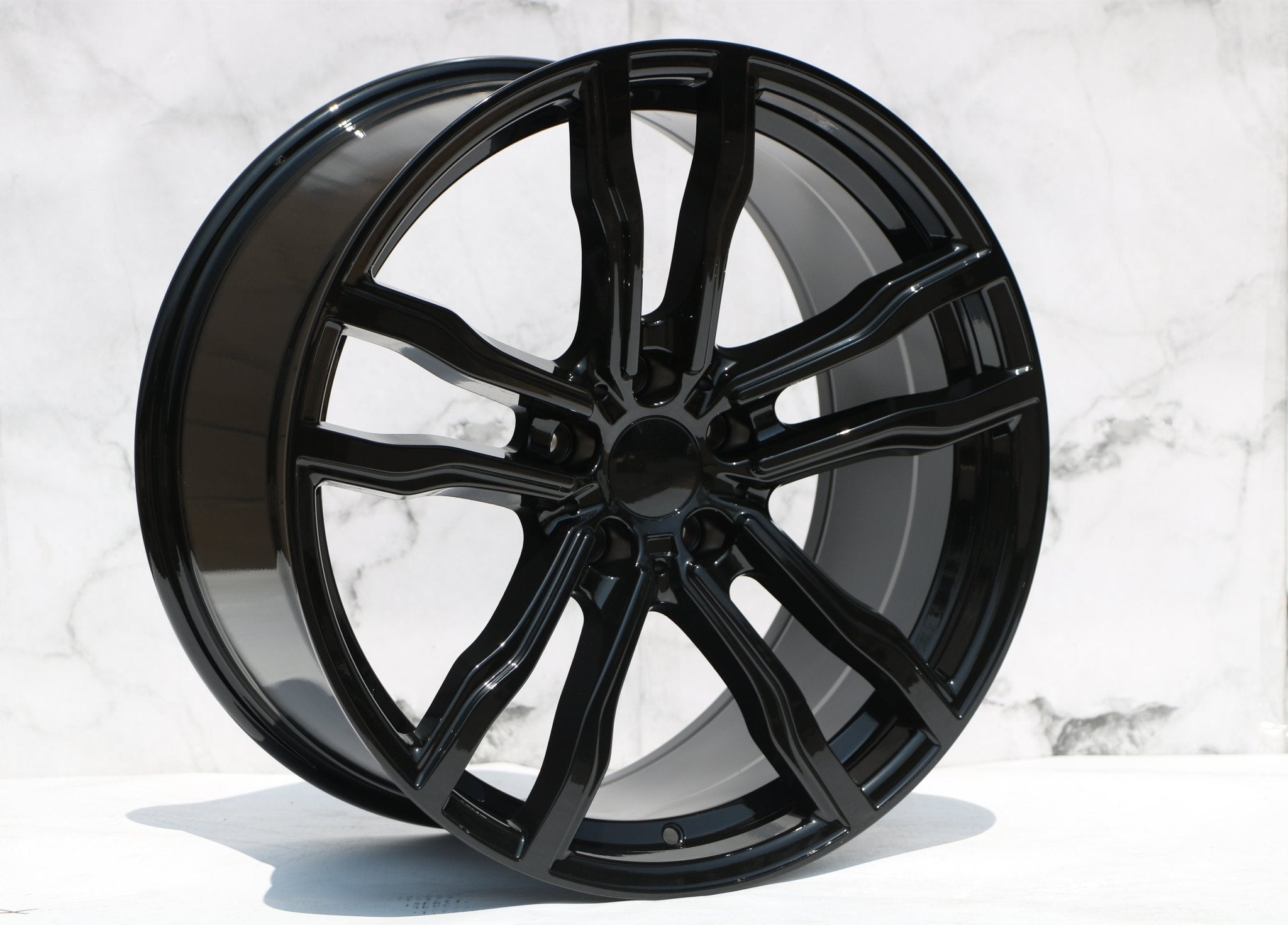 W735 DLJ588 Gloss Black 20x11 ET35 5x120 CB74.1 - Gun Hill Tire House (WTW - WHOLESALE TIRES & WHEELS)