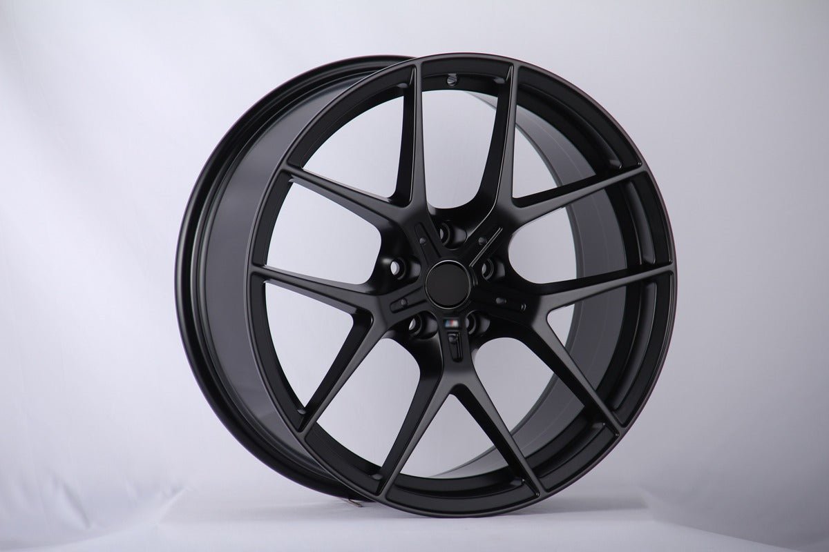 W737 1884 Satin Black 20x9.5 ET40 5x112 CB66.56 - Gun Hill Tire House (WTW - WHOLESALE TIRES & WHEELS)