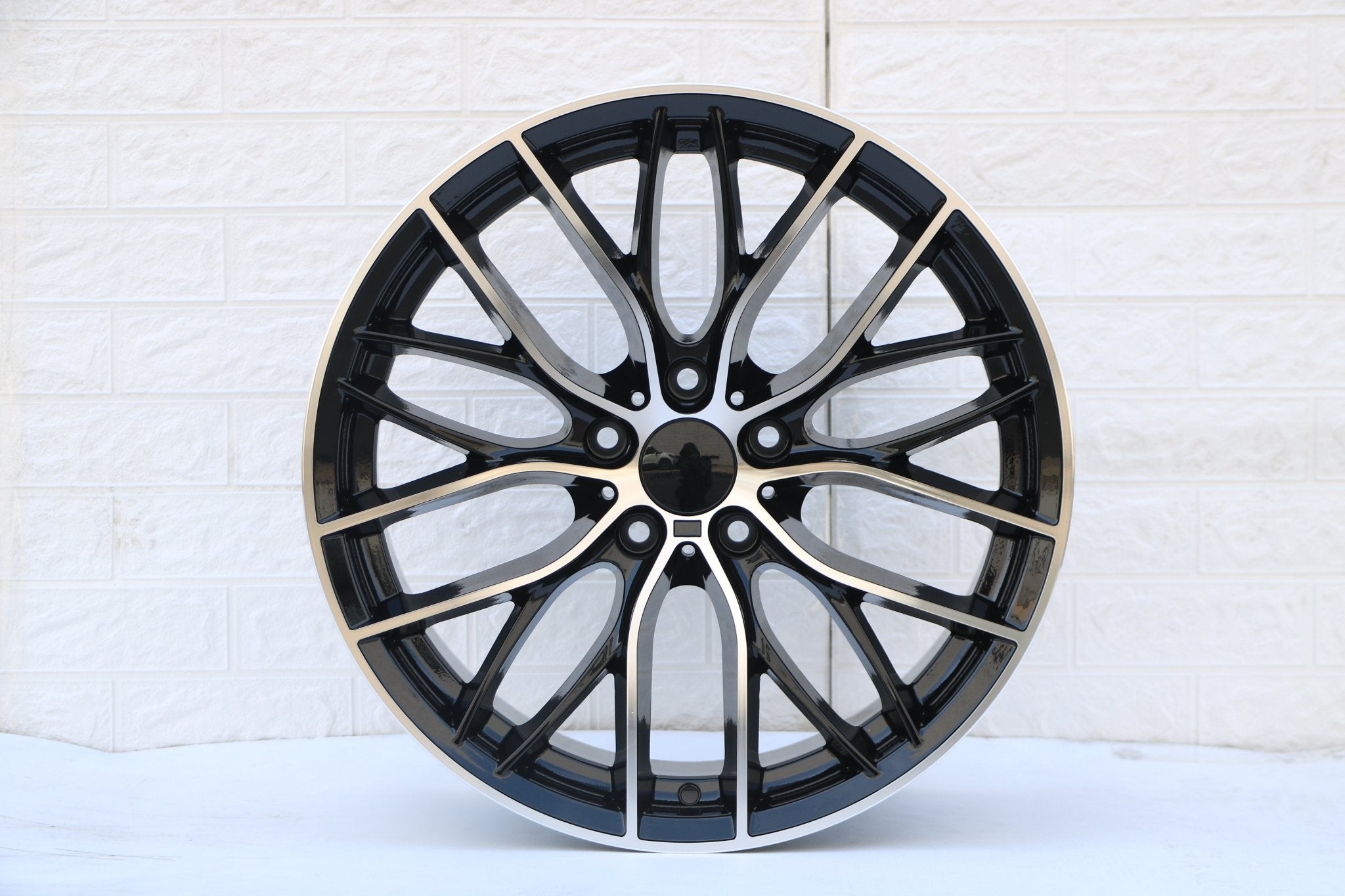 W740 Black Machined Face 20x9.5 ET35 5x120 CB72.6 - Gun Hill Tire House (WTW - WHOLESALE TIRES & WHEELS)