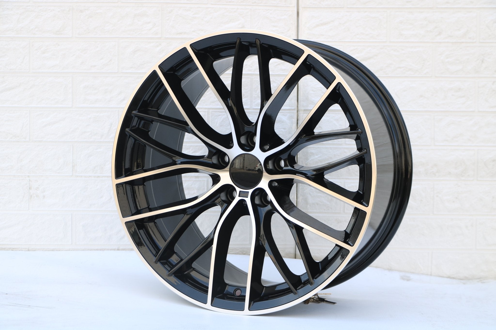 W740 Black Machined Face 20x9.5 ET35 5x120 CB72.6 - Gun Hill Tire House (WTW - WHOLESALE TIRES & WHEELS)