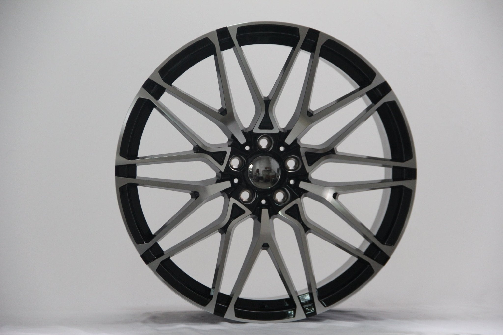 W741 IV - 996 Black Machined Face 20x9.0 ET35 5x120 CB74.1 - Gun Hill Tire House (WTW - WHOLESALE TIRES & WHEELS)