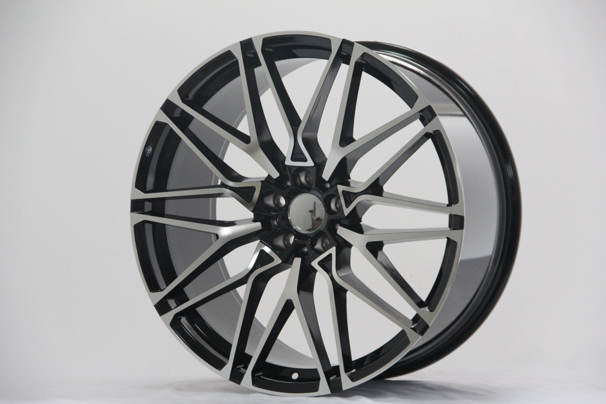 W741 IV - 996 Black Machined Face 20x9.0 ET35 5x120 CB74.1 - Gun Hill Tire House (WTW - WHOLESALE TIRES & WHEELS)