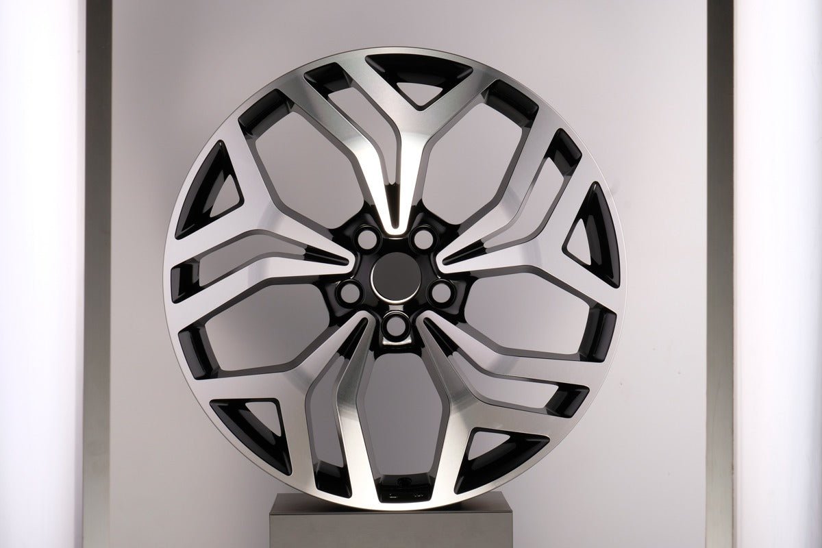 W791 787 Black Machined Face 22x9.5 ET45 5x120 CB72.6 - Gun Hill Tire House (WTW - WHOLESALE TIRES & WHEELS)