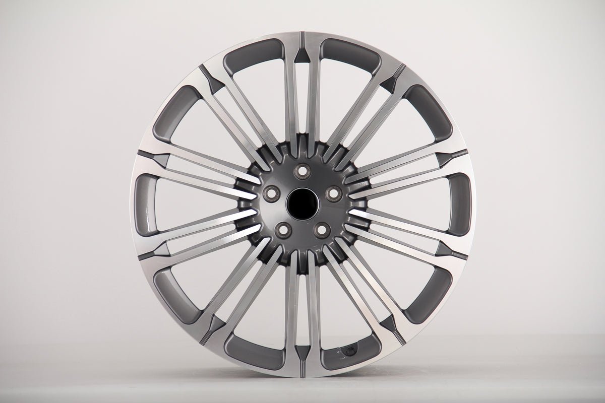 W792 IV - 941 Gunmetal Machined Face 22x9.5 ET49 5x120 CB72.6 Mag Seating - Gun Hill Tire House (WTW - WHOLESALE TIRES & WHEELS)