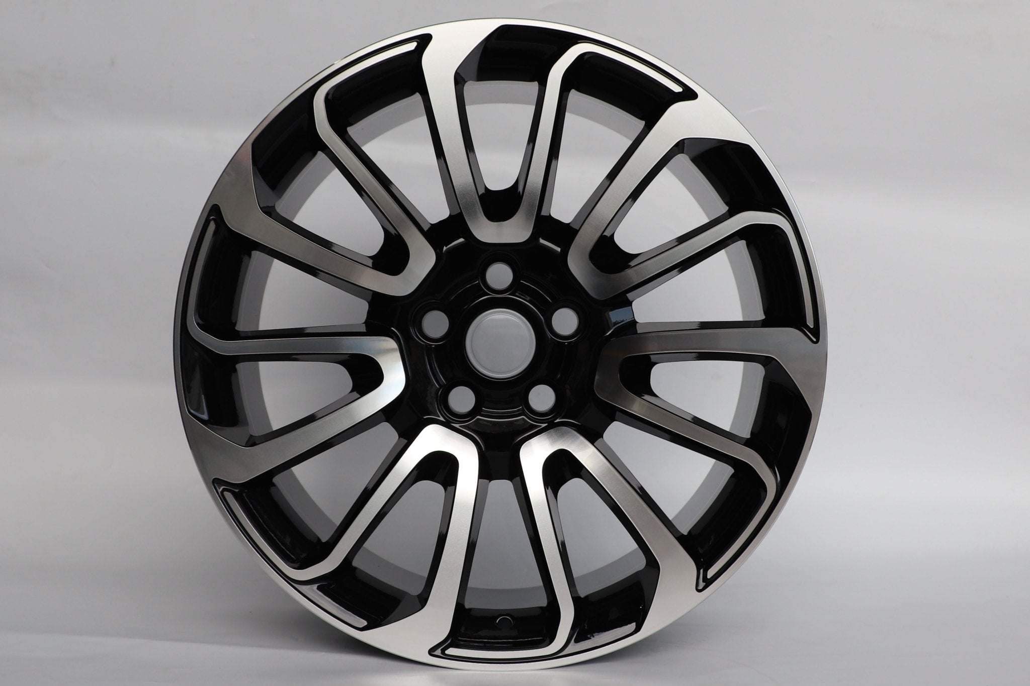 W795 D959 Black Machined Face 20*9.5 ET45 5*120 CB72.6 D959 - Gun Hill Tire House (WTW - WHOLESALE TIRES & WHEELS)