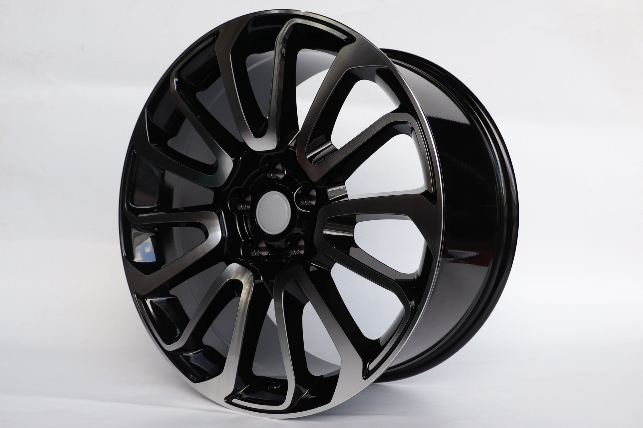 W795 D959 Black Machined Face 20*9.5 ET45 5*120 CB72.6 D959 - Gun Hill Tire House (WTW - WHOLESALE TIRES & WHEELS)