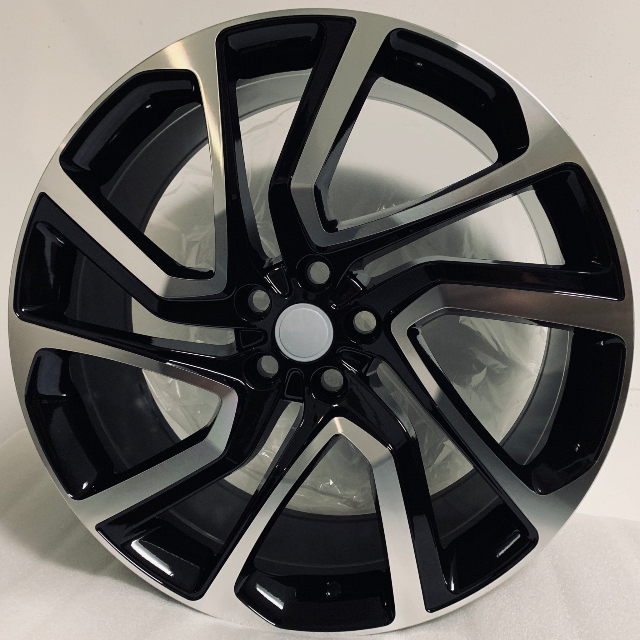 W797 Black Machined Face 22x9.5 ET45 5x120 CB72.6 - Gun Hill Tire House (WTW - WHOLESALE TIRES & WHEELS)