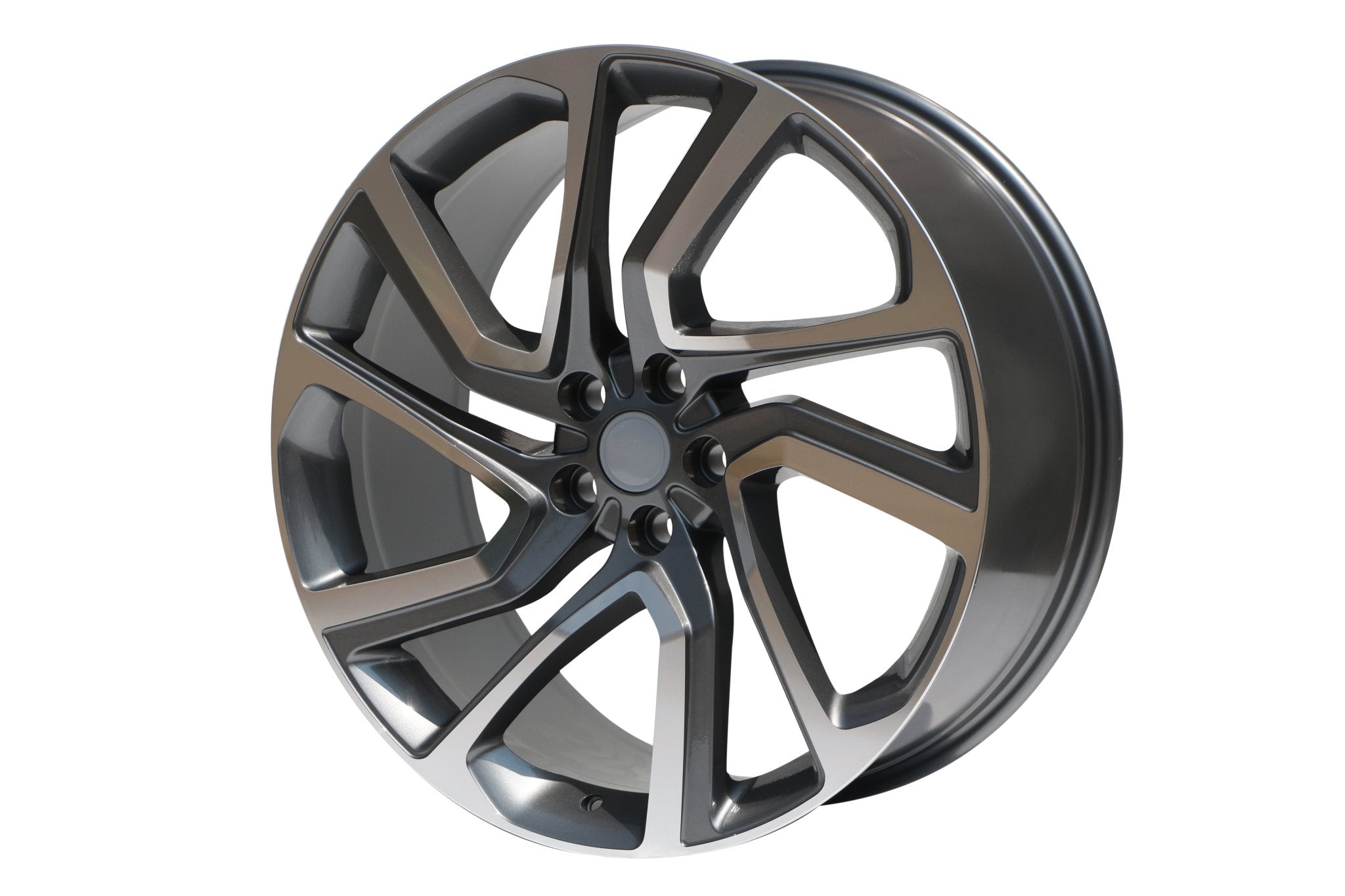W797 Gunmetal Machined Face 22x9.5 ET45 5x120 CB72.6 - Gun Hill Tire House (WTW - WHOLESALE TIRES & WHEELS)