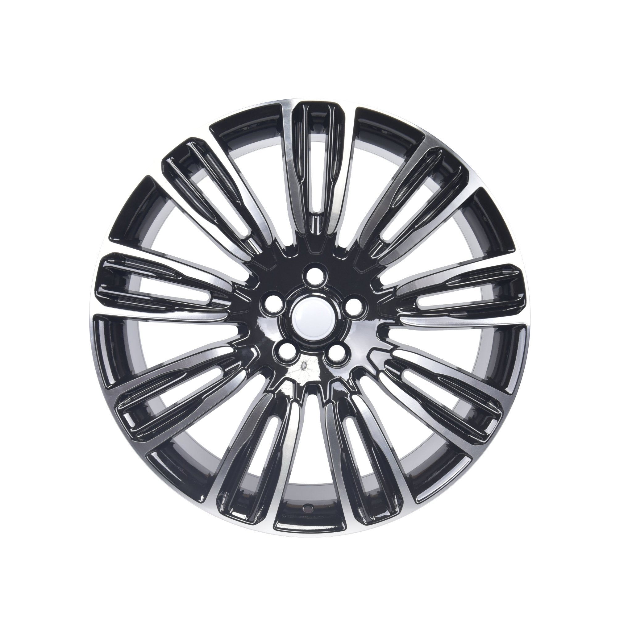 W798 D1292 Black Machined Face 22x9.5 ET45 5x120 CB72.6 - Gun Hill Tire House (WTW - WHOLESALE TIRES & WHEELS)