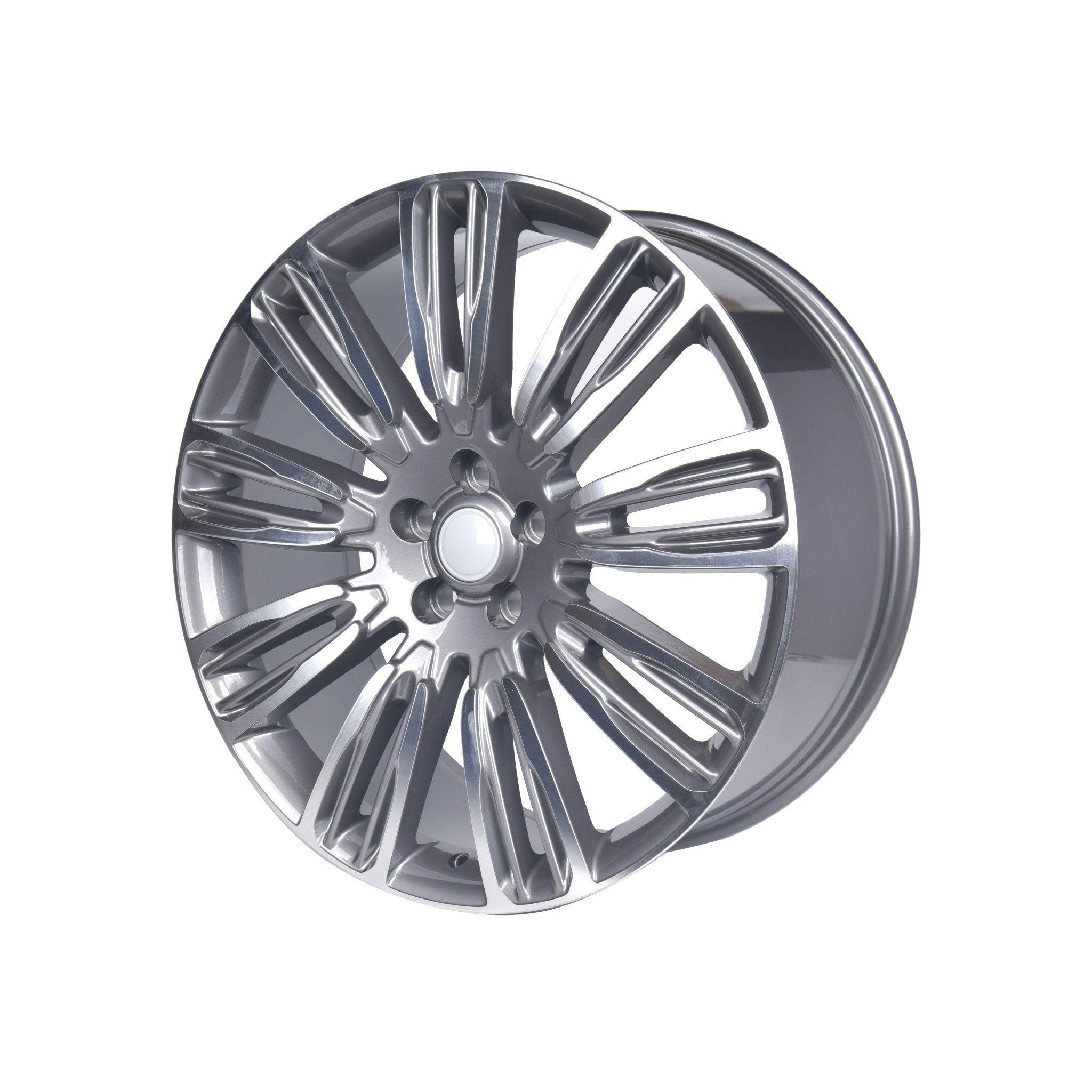 W798 Gunmetal Machined Face 22x9.5 ET45 5x120 CB72.6 - Gun Hill Tire House (WTW - WHOLESALE TIRES & WHEELS)