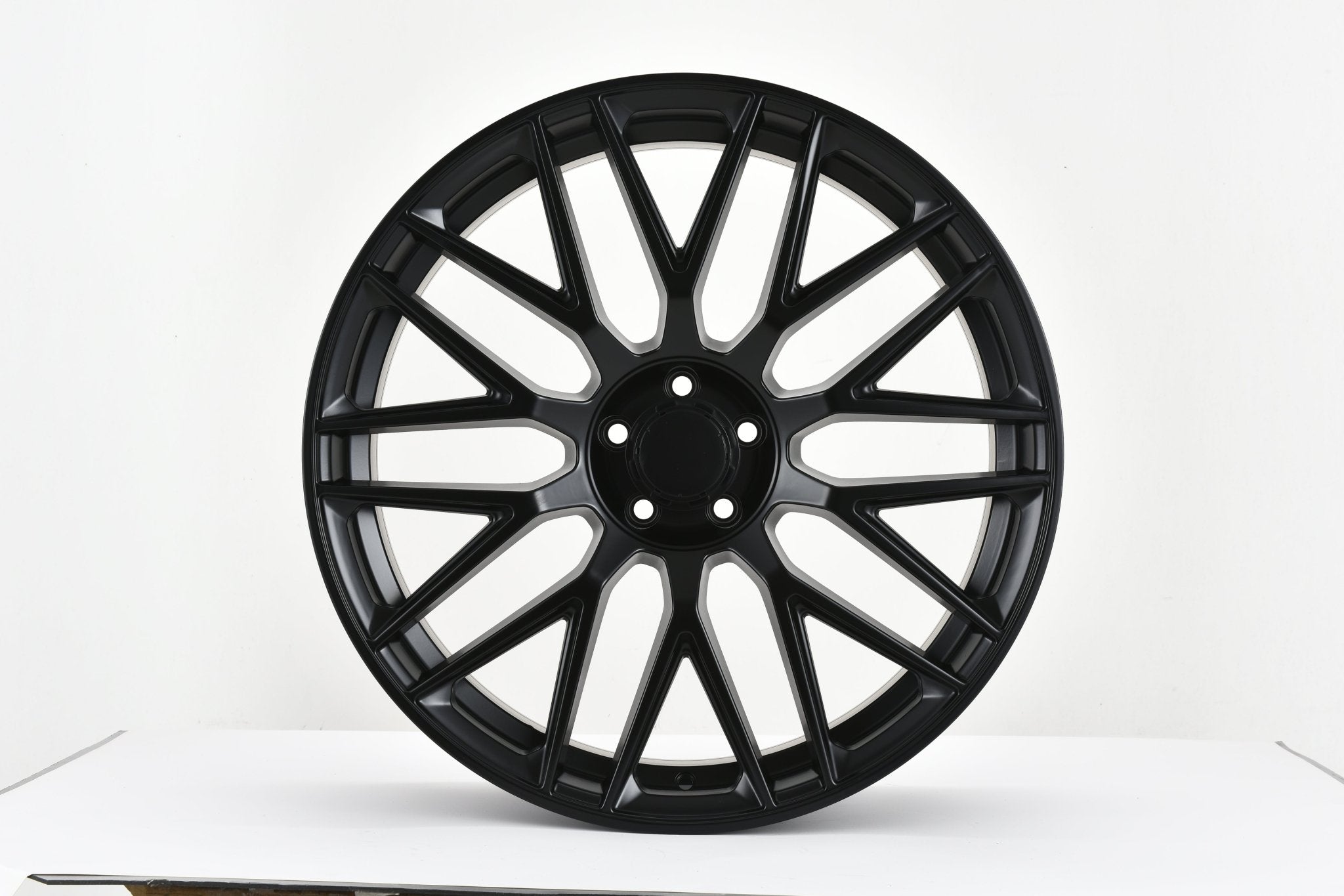 W803 1766 Satin Black 22x9.0 ET32 5x112 CB66.6 C1766C - LA5B - LA5B - Gun Hill Tire House (WTW - WHOLESALE TIRES & WHEELS)