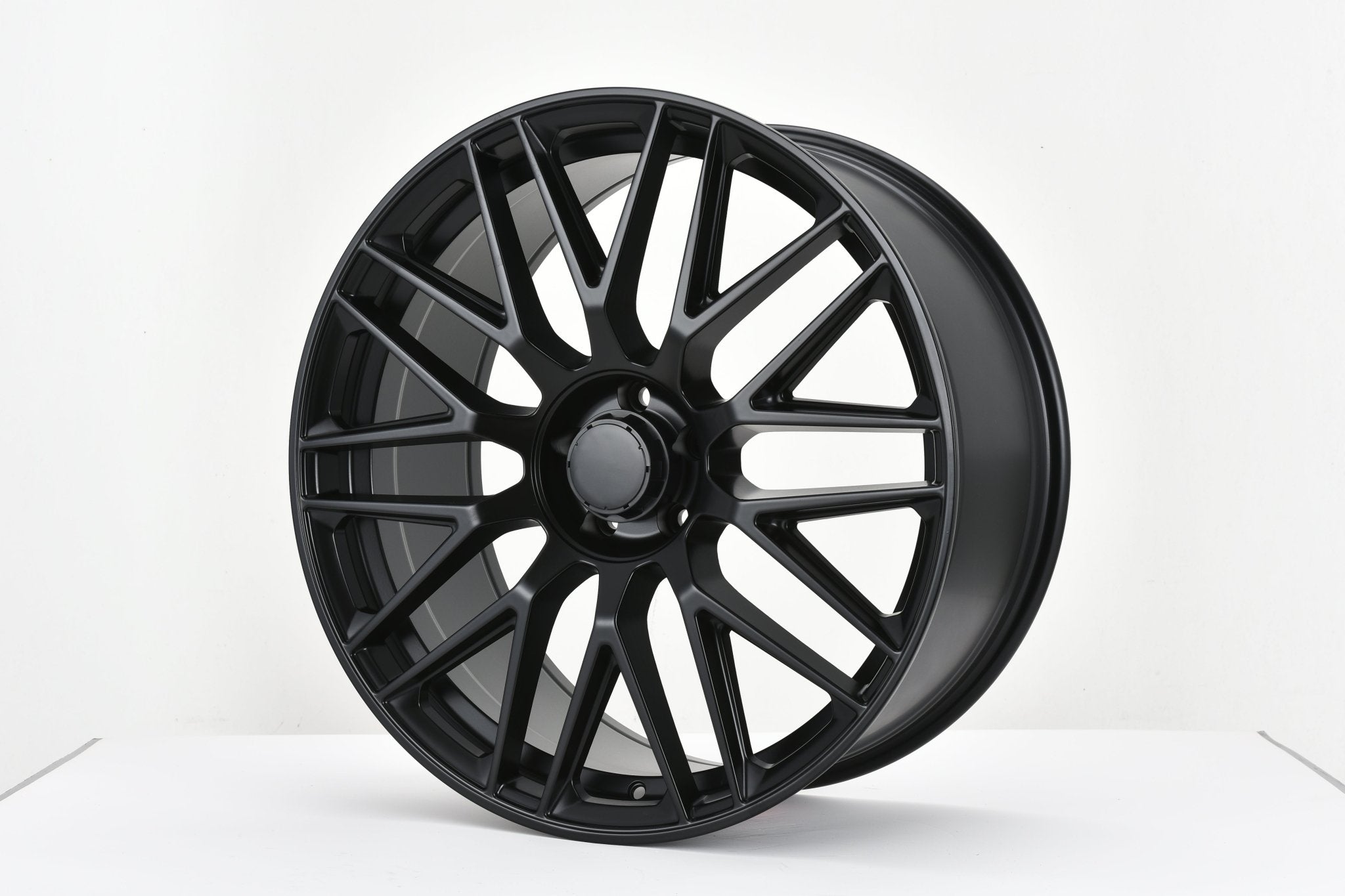 W803 1766 Satin Black 22x9.0 ET32 5x112 CB66.6 C1766C - LA5B - LA5B - Gun Hill Tire House (WTW - WHOLESALE TIRES & WHEELS)