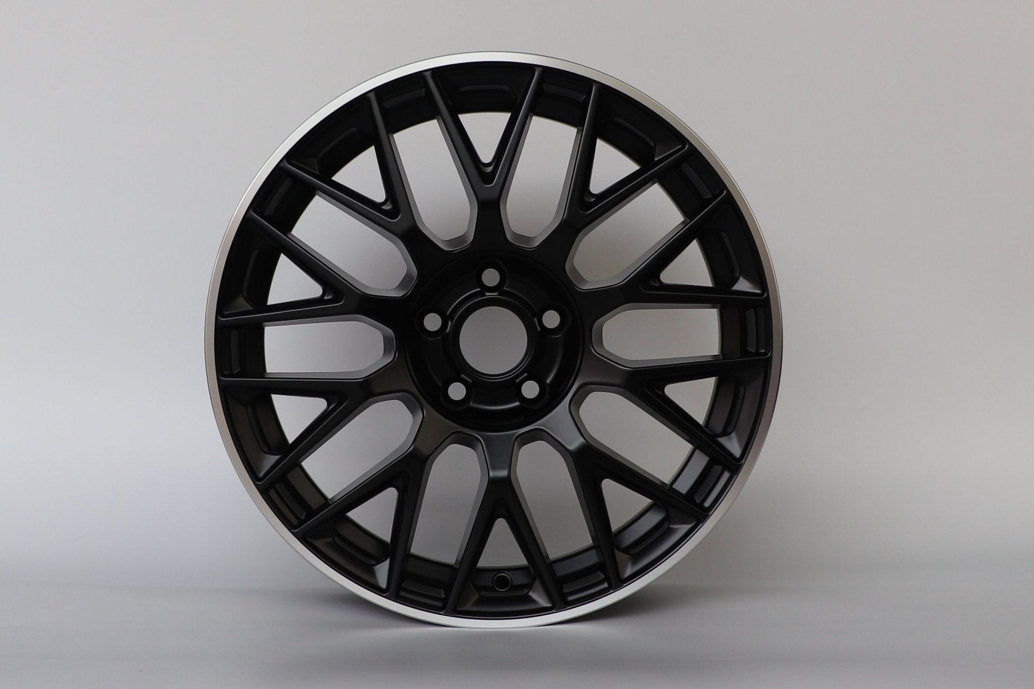 W803 1766 Satin Black Machined Lip 20x9.5 ET35 5x112 CB66.6 - Gun Hill Tire House (WTW - WHOLESALE TIRES & WHEELS)