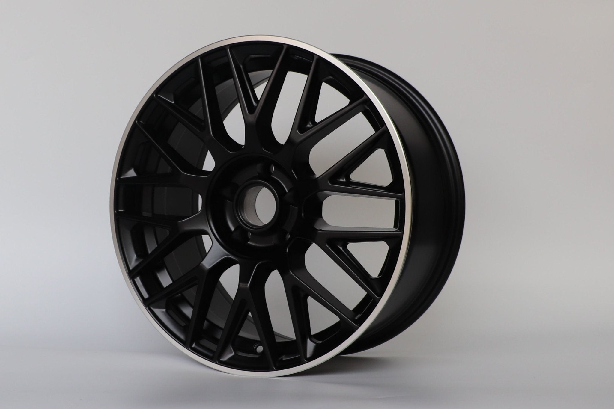 W803 1766 Satin Black Machined Lip 20x9.5 ET35 5x112 CB66.6 - Gun Hill Tire House (WTW - WHOLESALE TIRES & WHEELS)