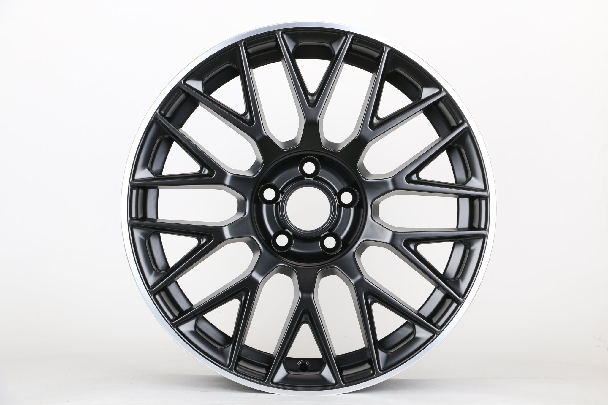 W803 1766 Satin Black Machined Lip 20x9.5 ET35 5x112 CB66.6 - Gun Hill Tire House (WTW - WHOLESALE TIRES & WHEELS)