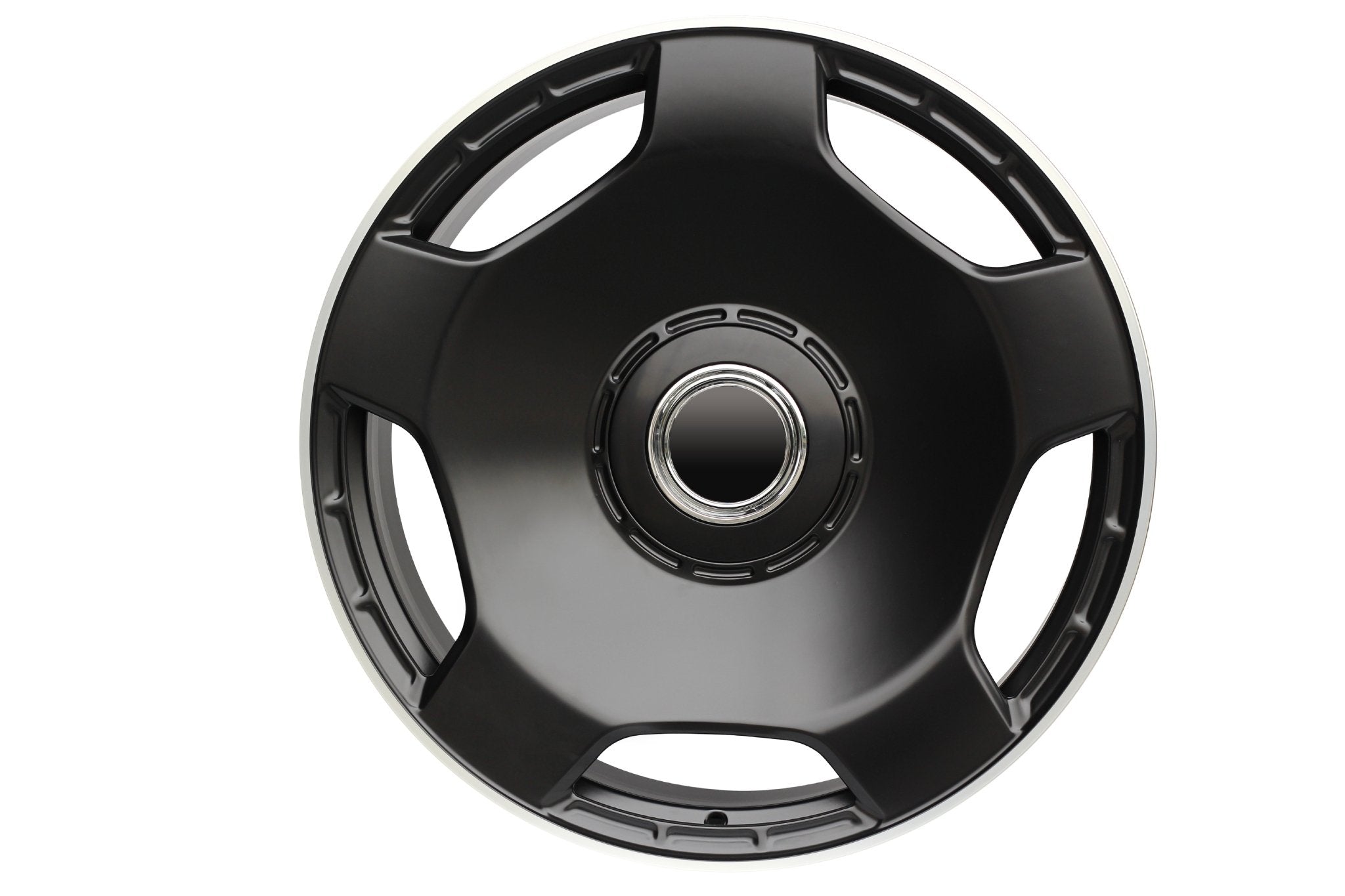 W805 8128 Satin Black Machined Lip 22x10 ET42 5x112 CB66.6 - Gun Hill Tire House (WTW - WHOLESALE TIRES & WHEELS)