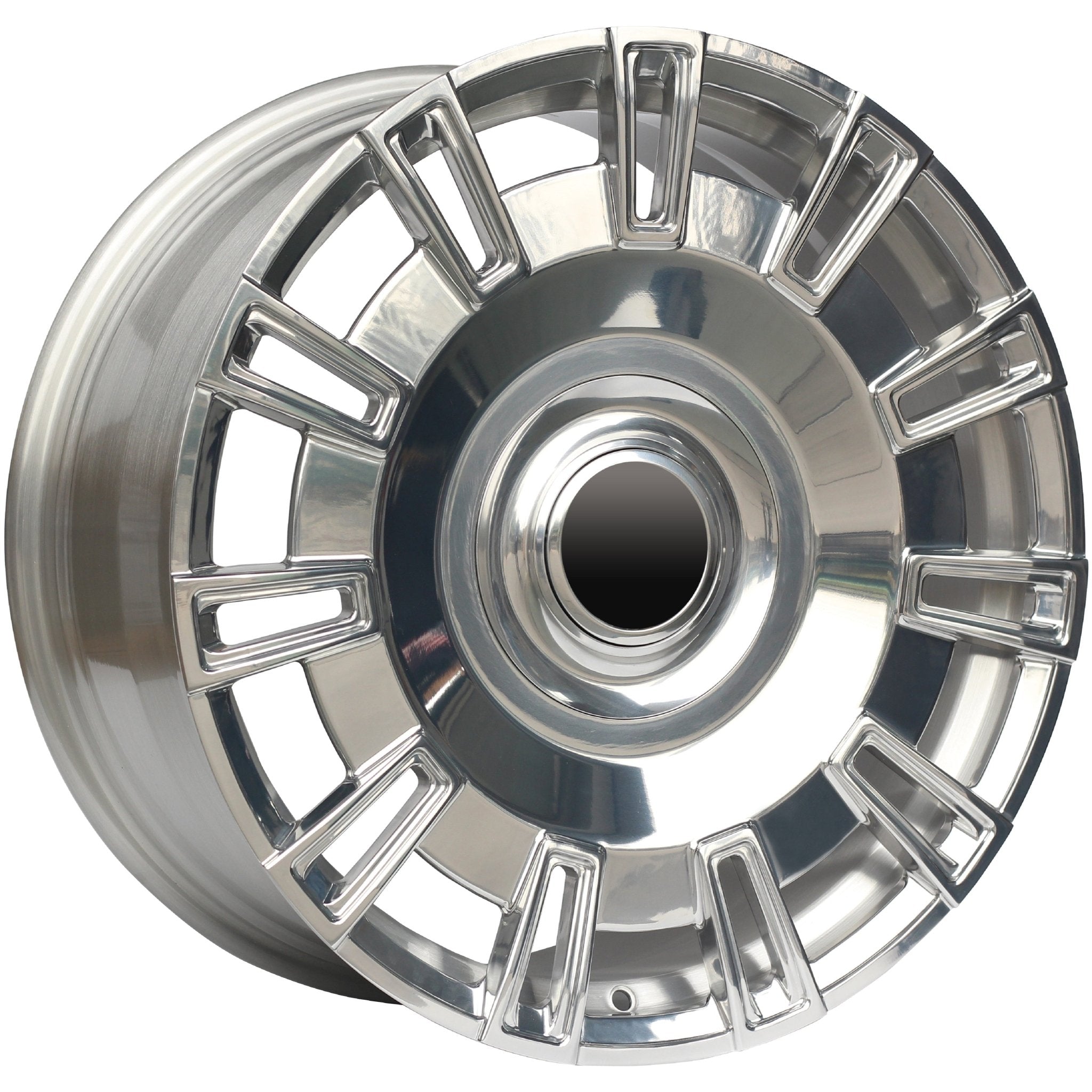 W808 Forged Polished 22x9.0 ET25 5x112/120 CB72.56 - Gun Hill Tire House (WTW - WHOLESALE TIRES & WHEELS)