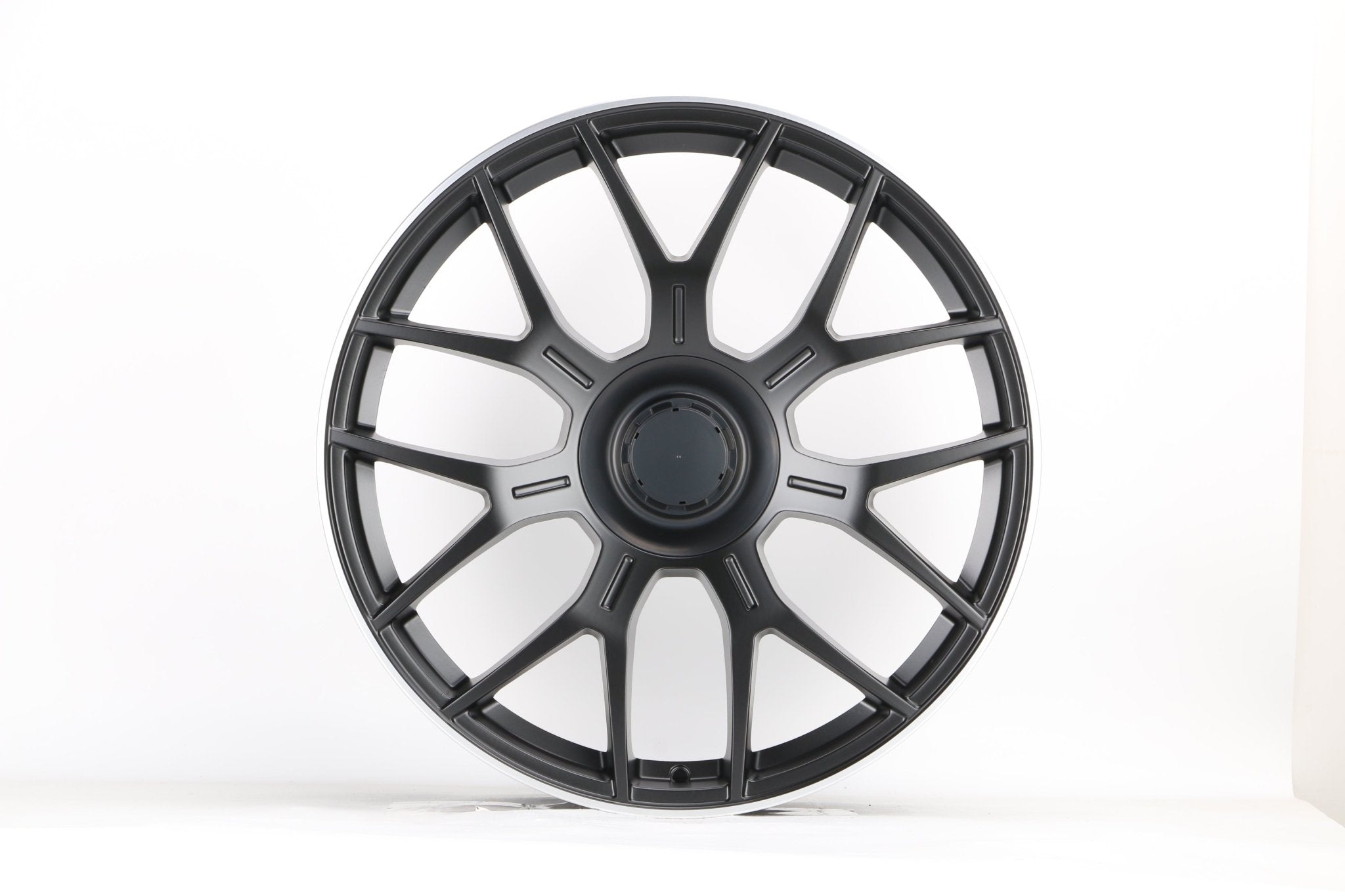 W810 FBX184 Satin Black Machined Lip 20x9.5 ET43 5x112 CB66.6 - Gun Hill Tire House (WTW - WHOLESALE TIRES & WHEELS)