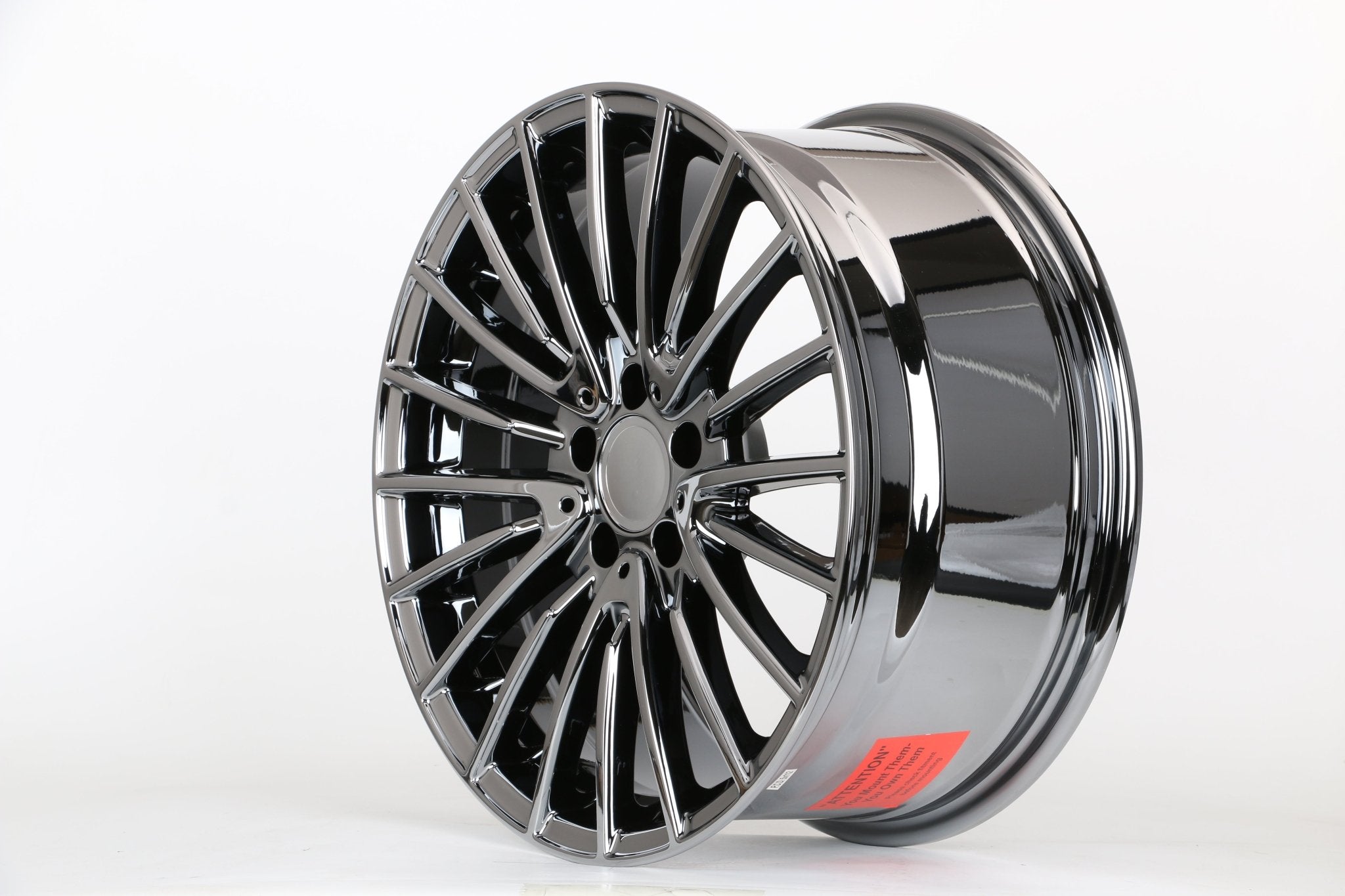 W812 1779 Black Chrome 18x8.5 ET35 5x112 CB66.6 C507 - 01 - C MB - 2022 MB - 2776 - Gun Hill Tire House (WTW - WHOLESALE TIRES & WHEELS)