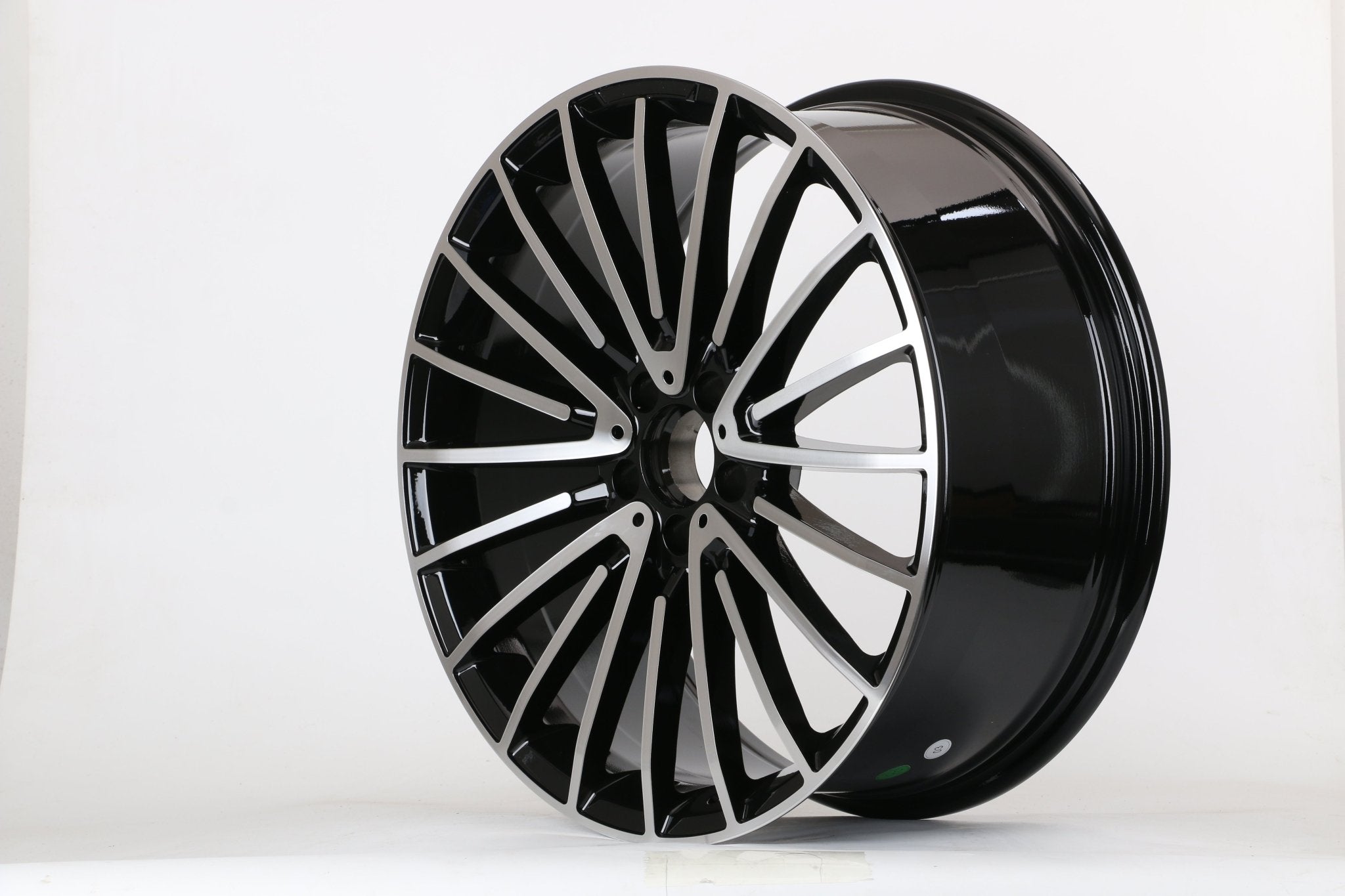 W812 Forged Black Machined Face 20x9.0 ET25 5x112 CB66.56 - Gun Hill Tire House (WTW - WHOLESALE TIRES & WHEELS)