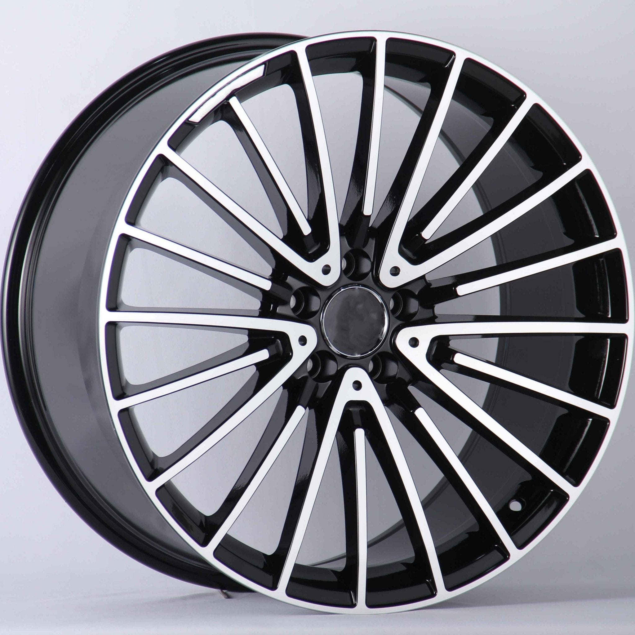 W812 Forged Black Machined Face 20x9.0 ET25 5x112 CB66.56 - Gun Hill Tire House (WTW - WHOLESALE TIRES & WHEELS)