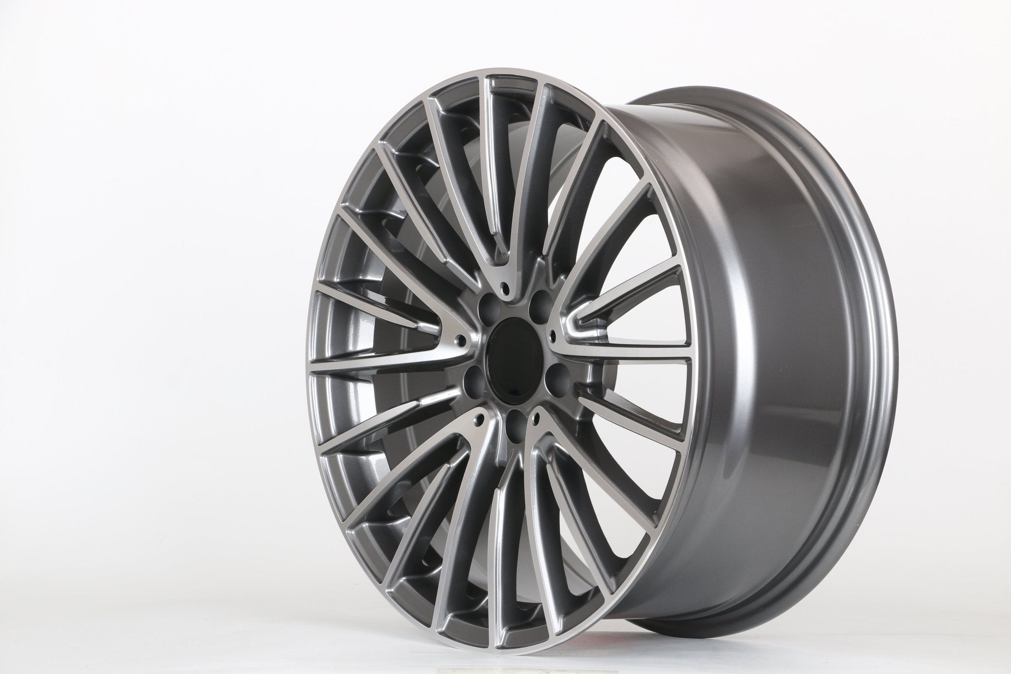 W812 1779 Gunmetal Machined Face 20x9.5 ET35 5x112 CB66.6 - Gun Hill Tire House (WTW - WHOLESALE TIRES & WHEELS)