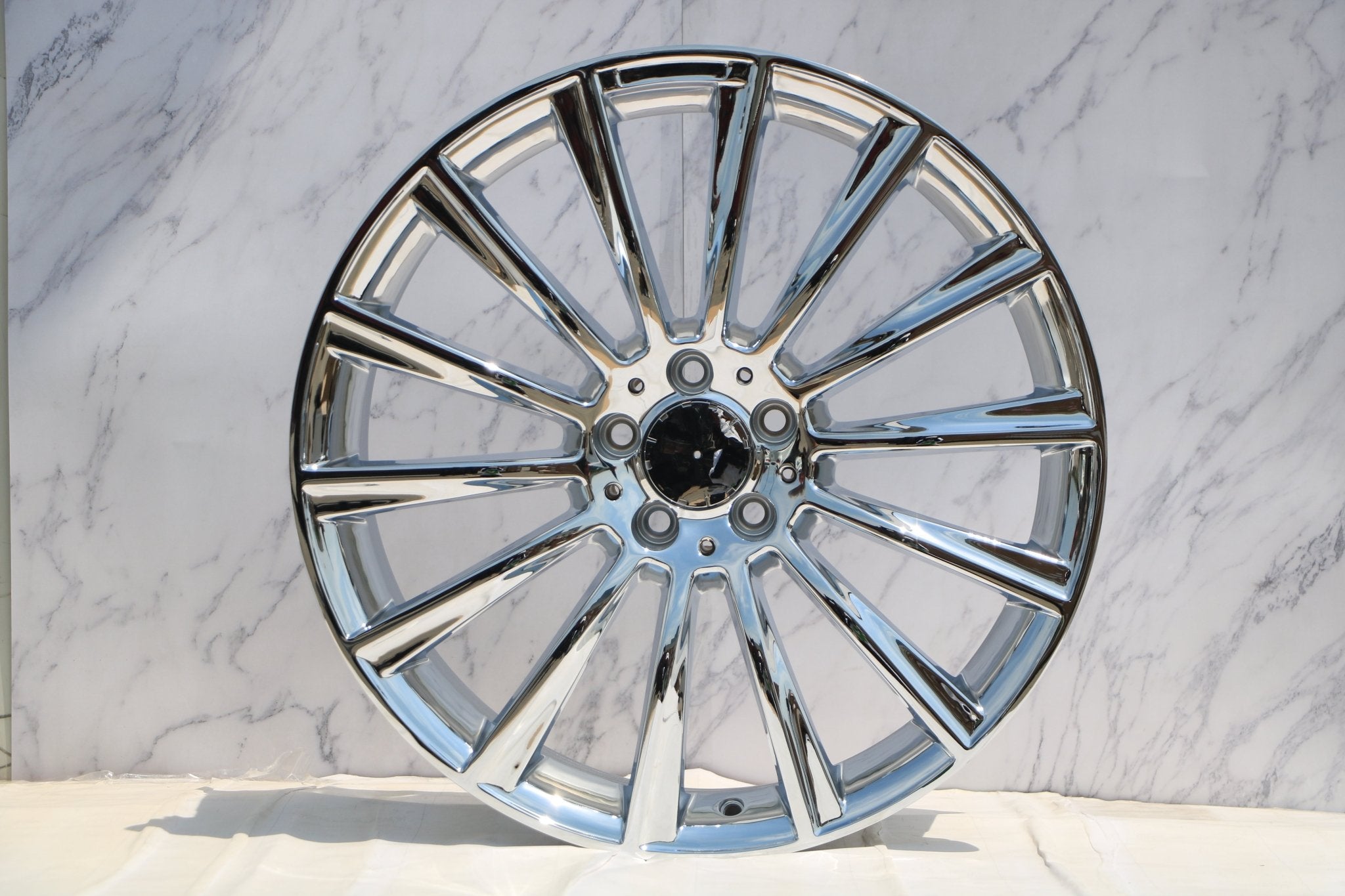 W813 Chrome 22x9.0 ET32 5x112 CB66.6 - Gun Hill Tire House (WTW - WHOLESALE TIRES & WHEELS)