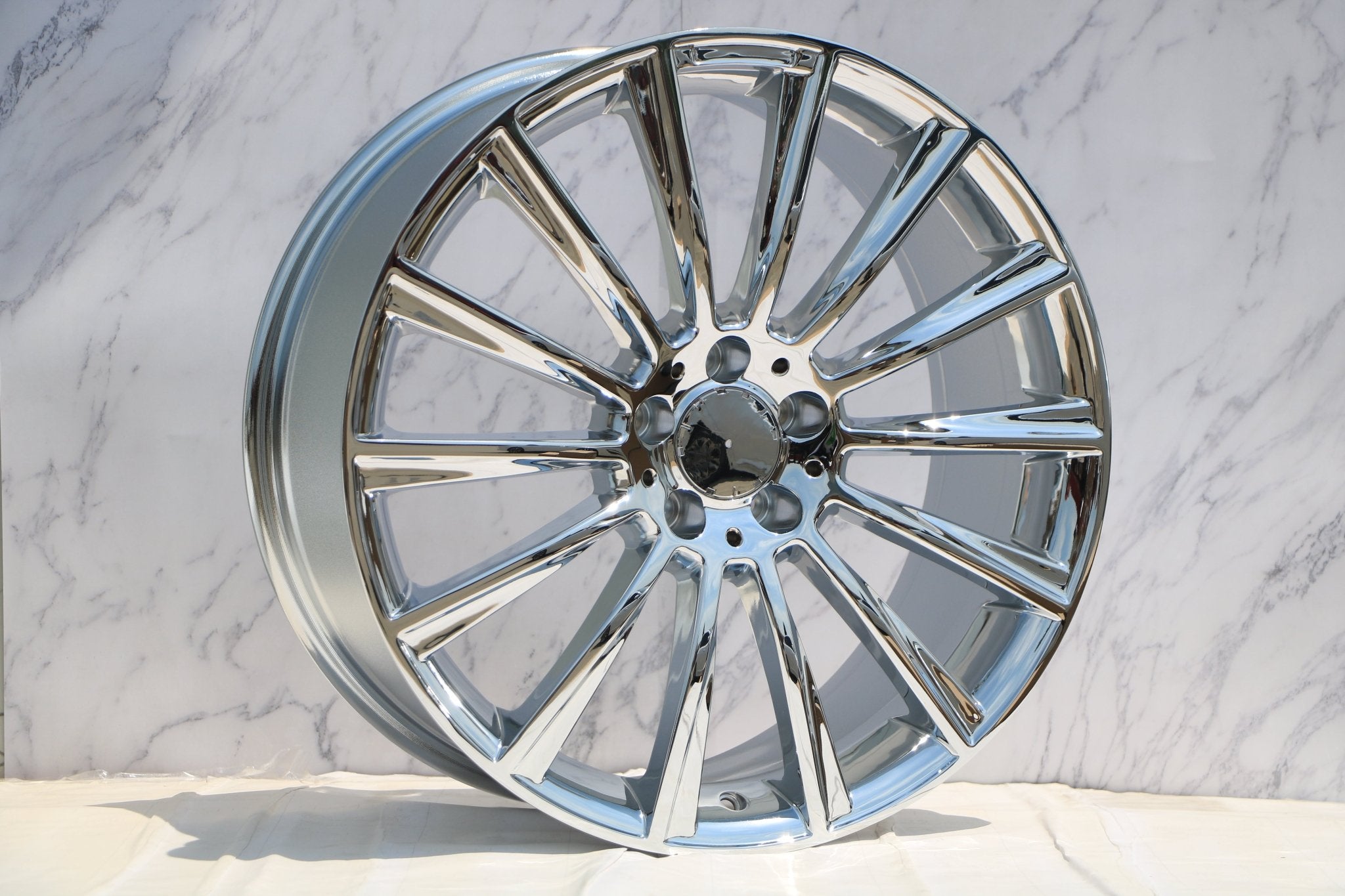W813 Chrome 22x9.0 ET32 5x112 CB66.6 - Gun Hill Tire House (WTW - WHOLESALE TIRES & WHEELS)