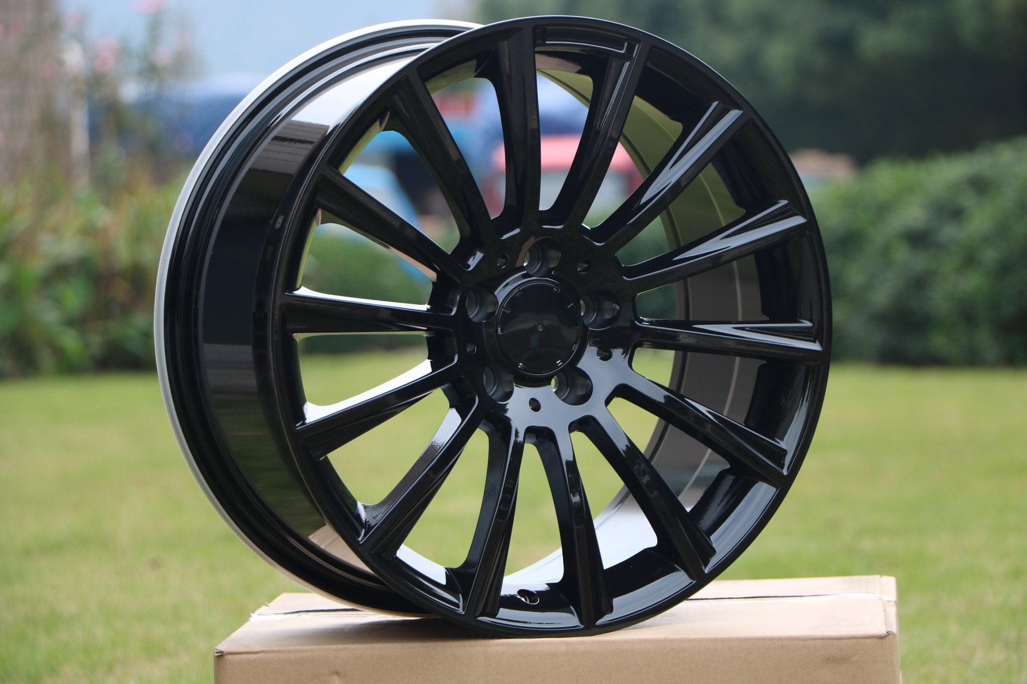 W813 Gloss Black 22x10.0 ET45 5x112 CB66.6 - Gun Hill Tire House (WTW - WHOLESALE TIRES & WHEELS)
